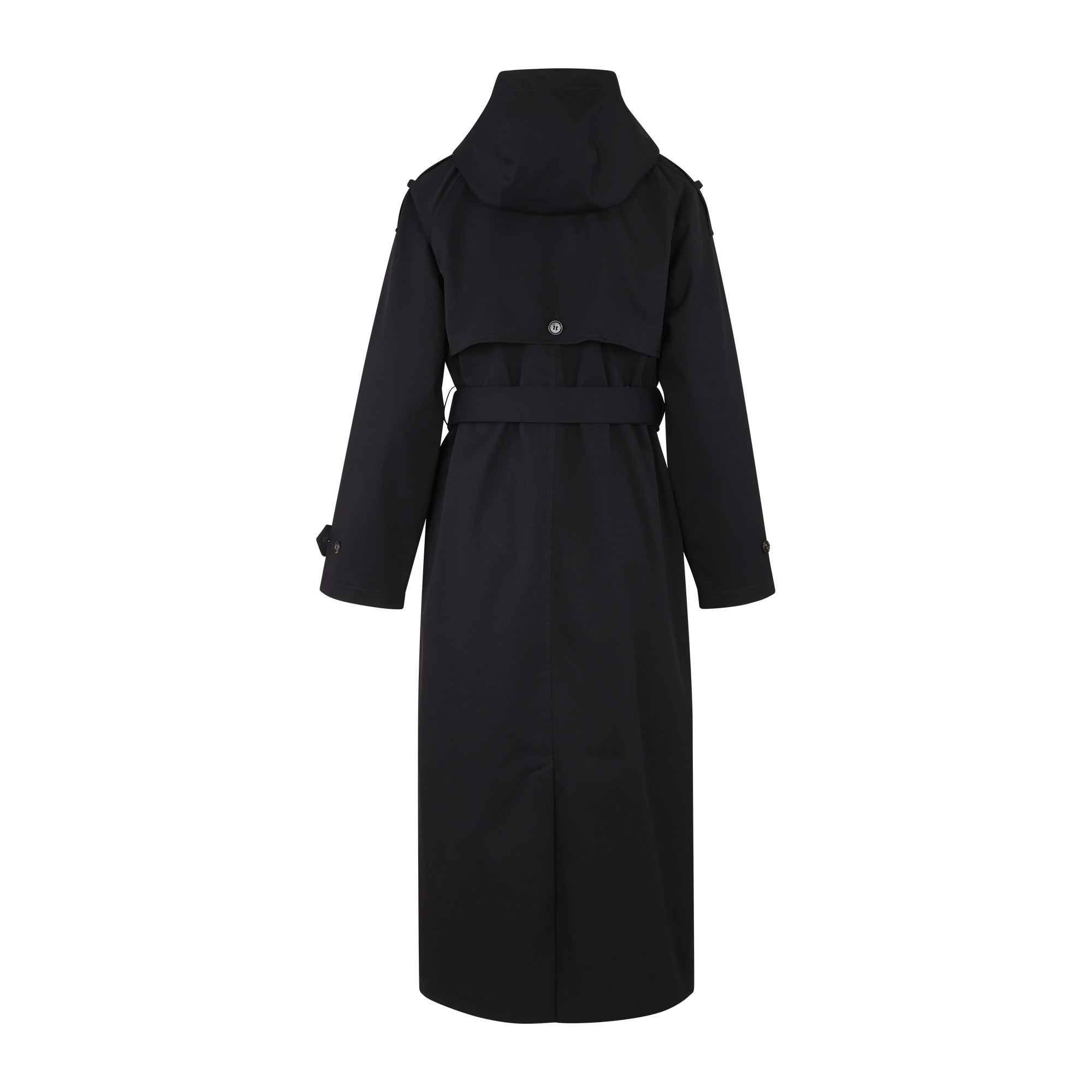 Fadoura Trench Coat - Black