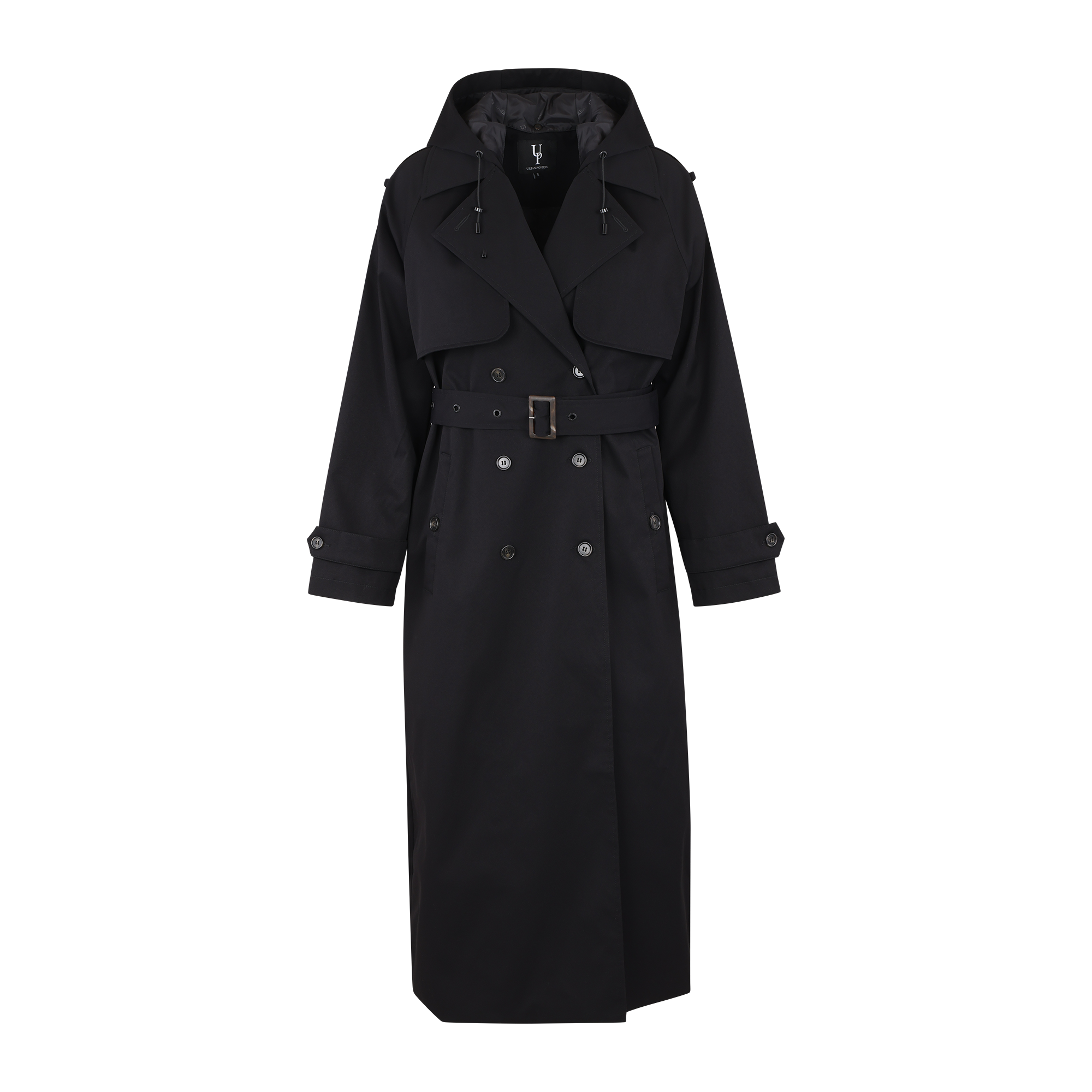 Fadoura Trench Coat - Black