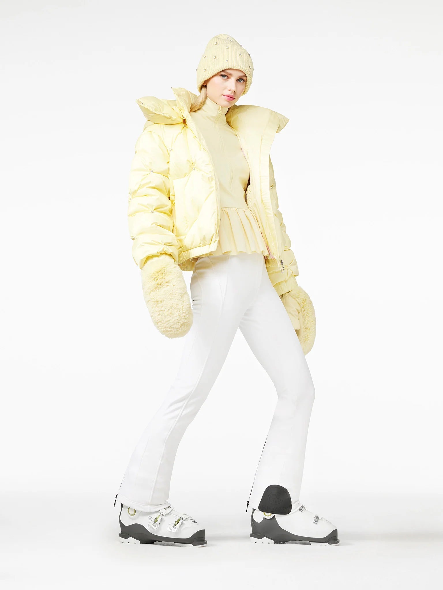 Pippa Ski Pants White - White