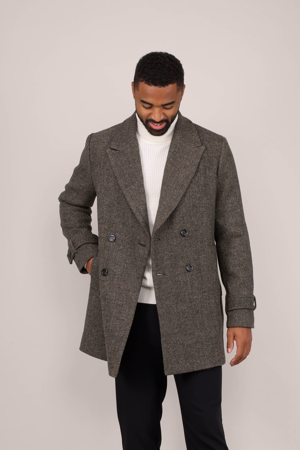 Herres Coat - Beige