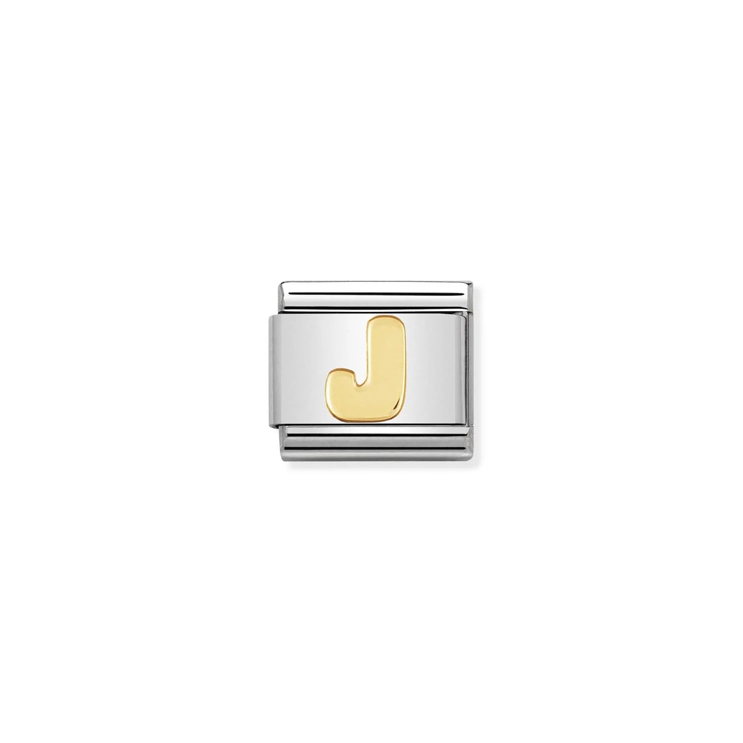 Letter J Gold - Silver