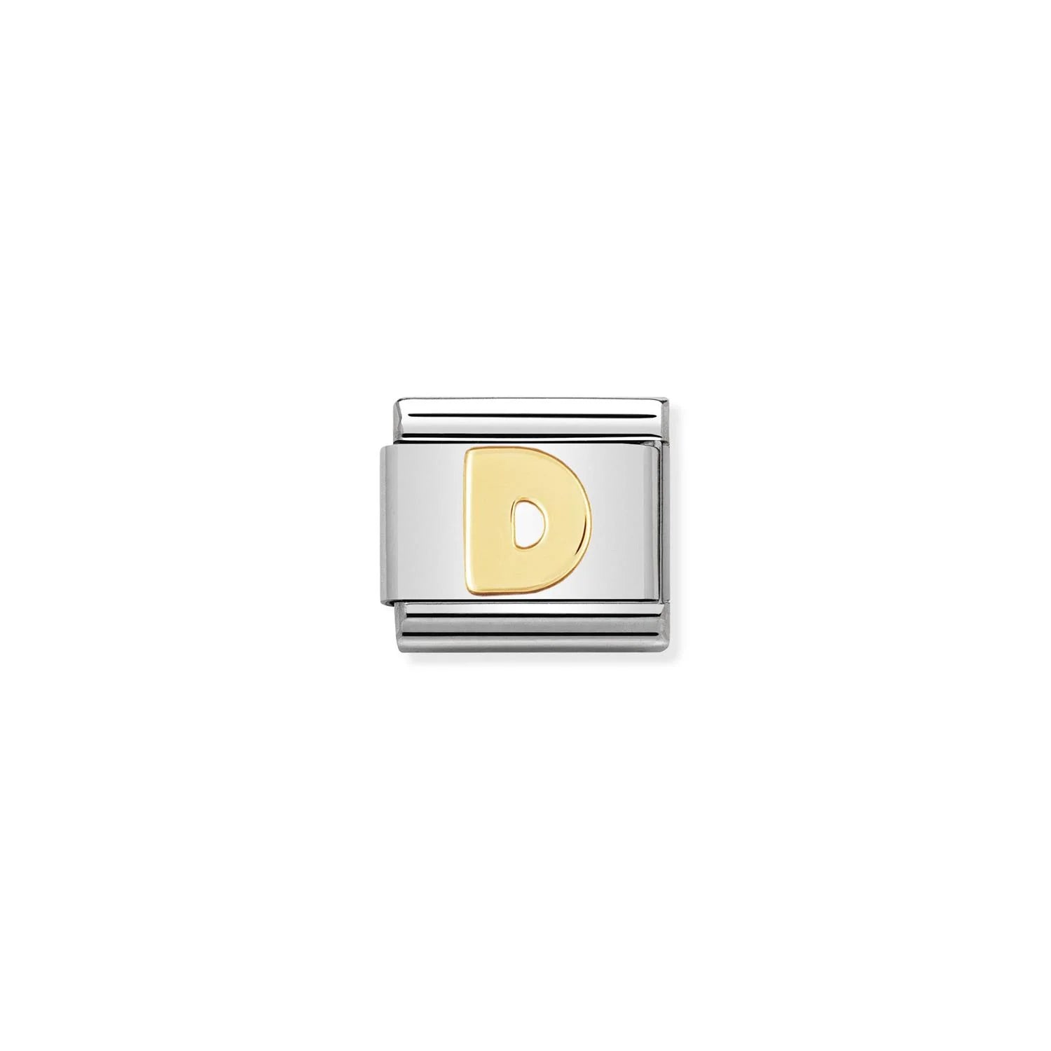 Letter D Gold - Silver