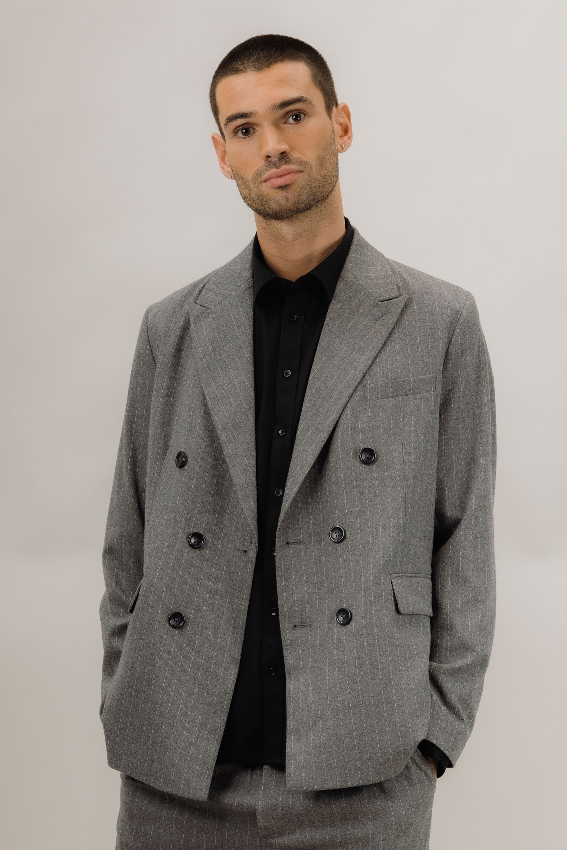Jenson Blazer - Heather Grey