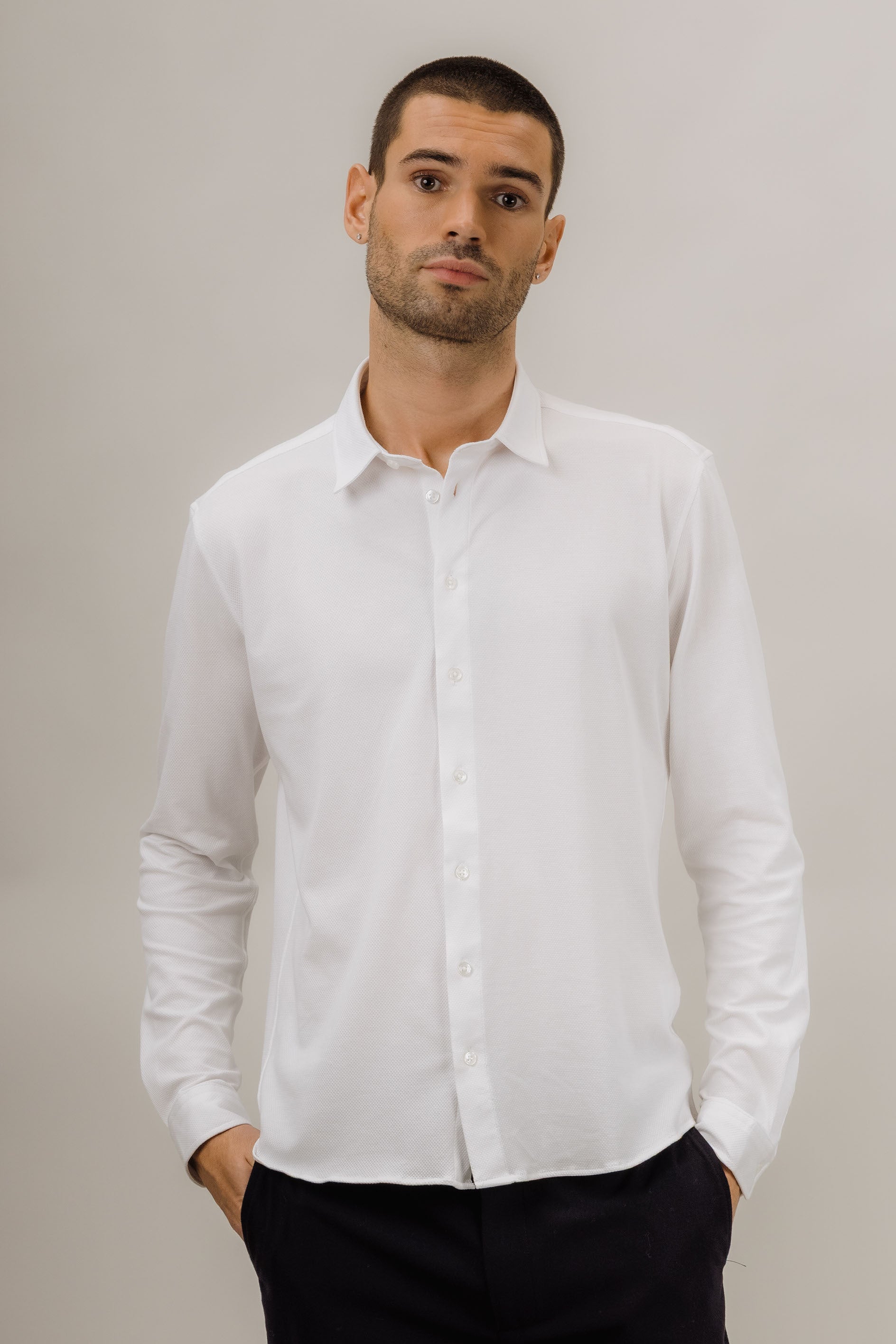 Nigel LS Shirt - Black
