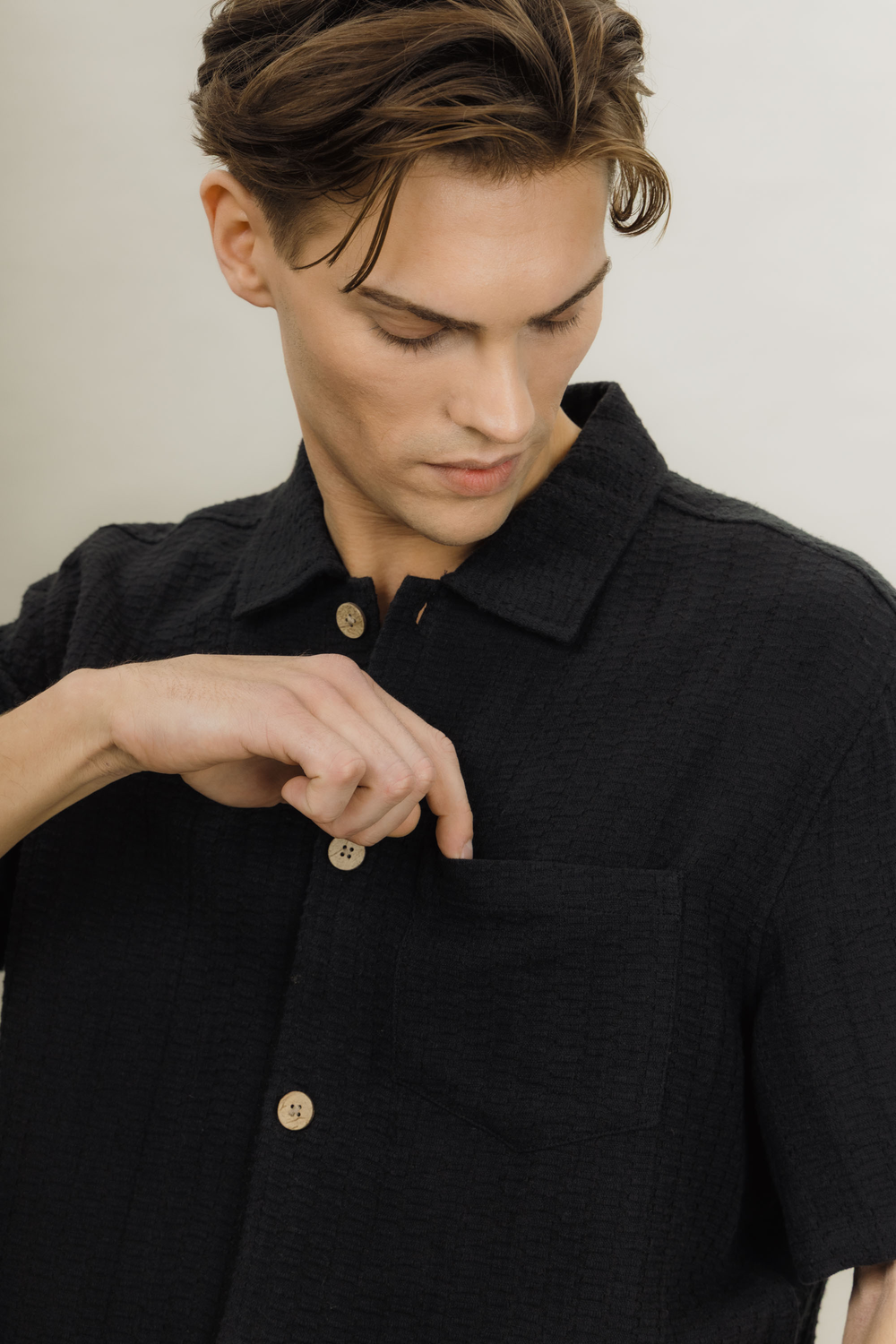 Reggie SS Shirt - Black