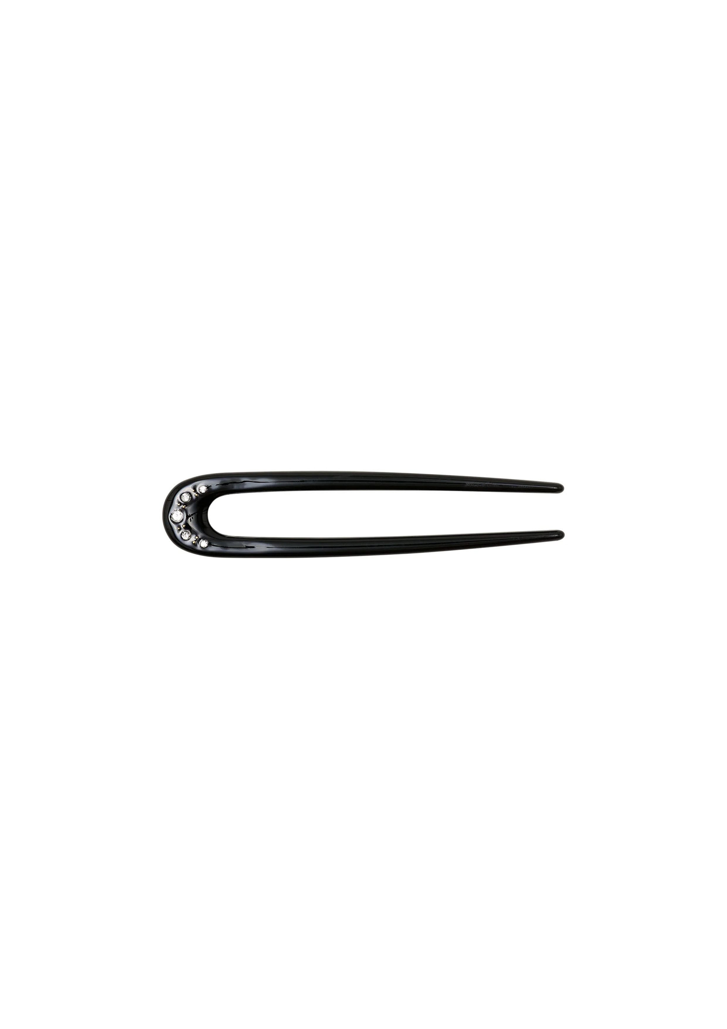 Sunny Crystal Hair Pin Black - Black