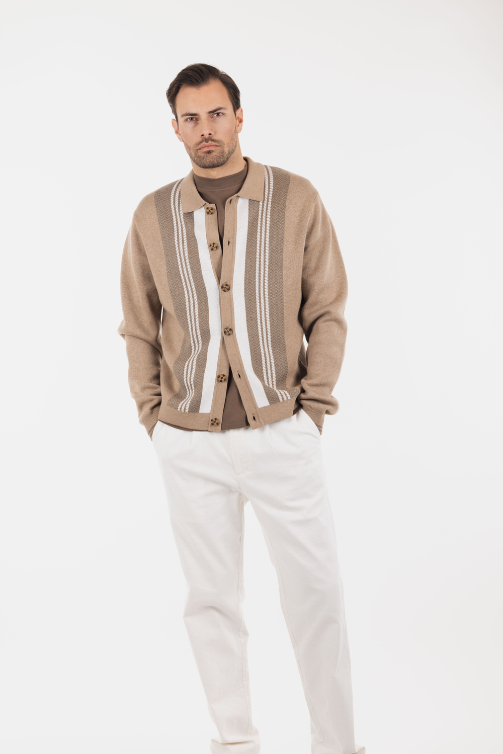 Winston Cardigan - Beige