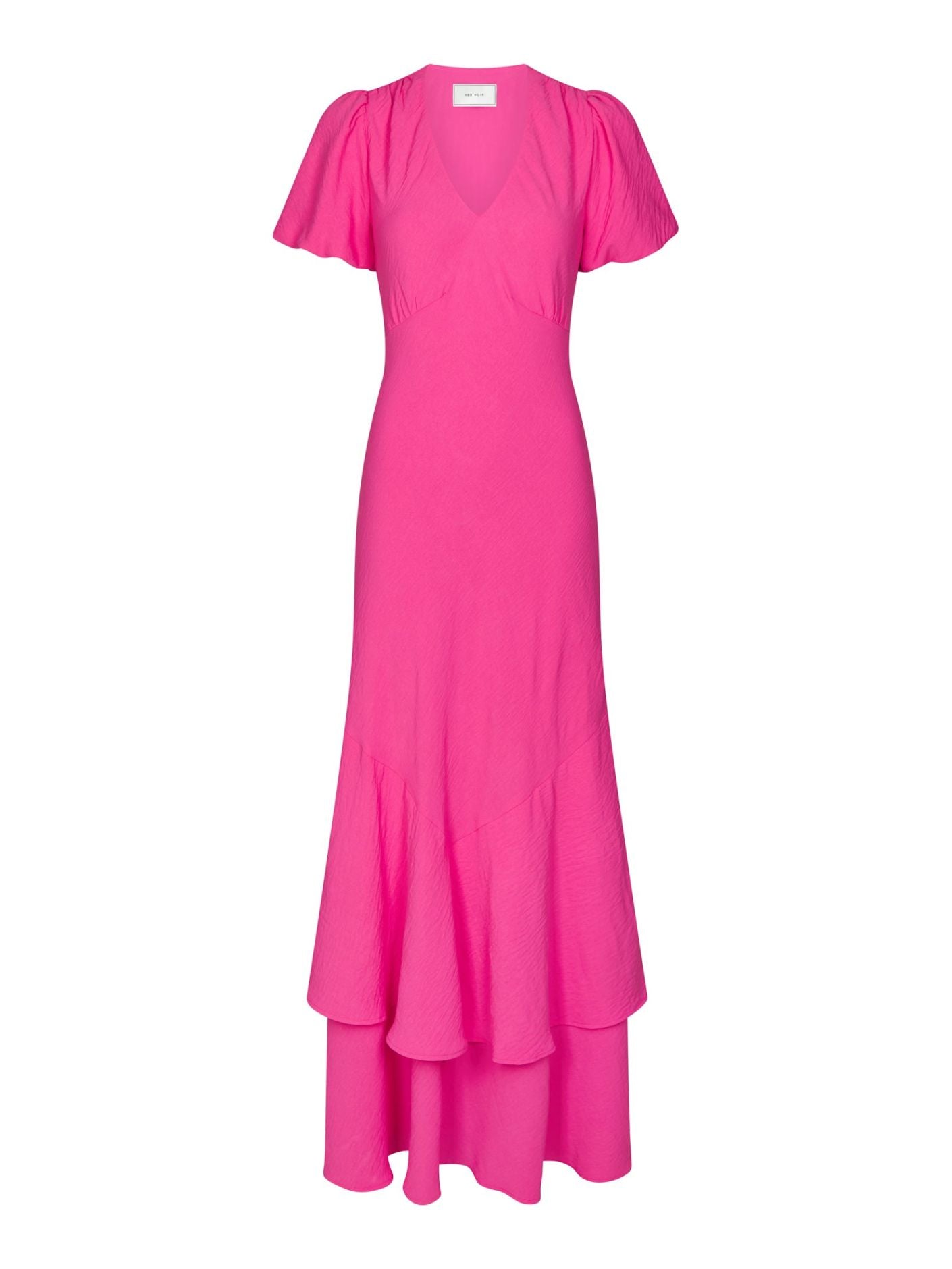 Dariah Structure Solid Dress Pink - Pink