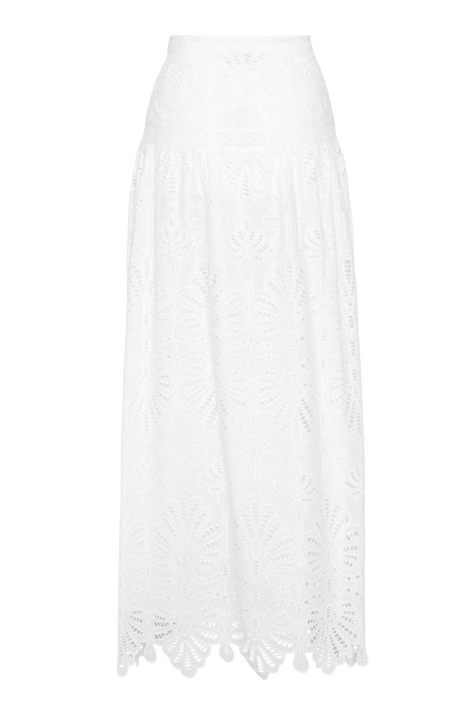 Vanina Maxi Skirt White - White