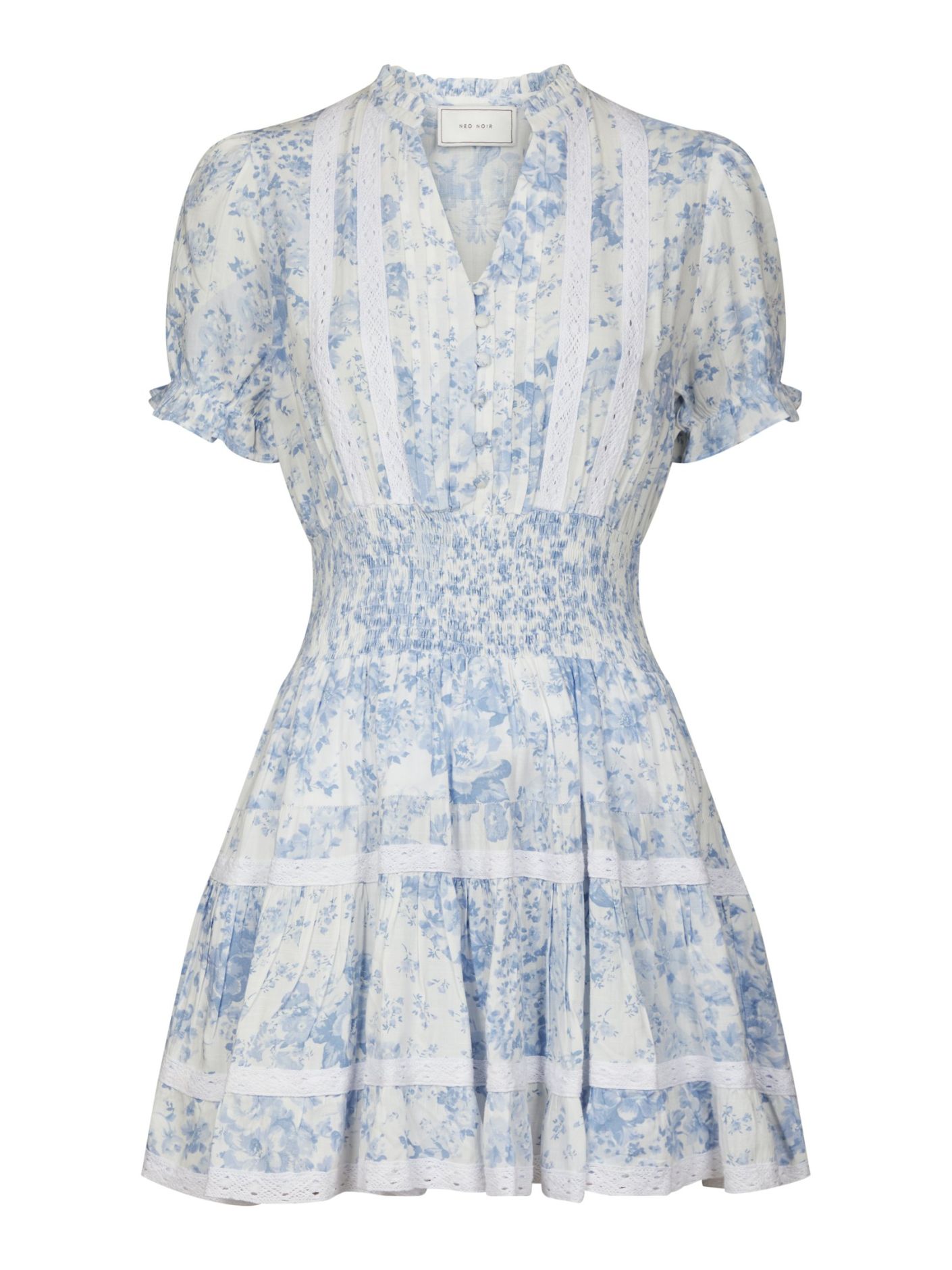 Constance Porcelain Dress Light Blue - Sky Blue