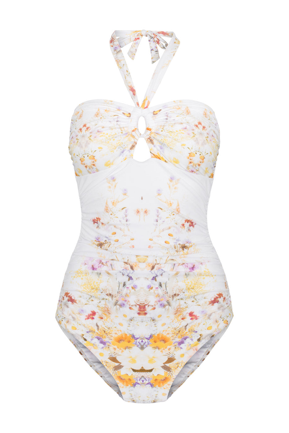 Prudence Swimsuit Misty Garden - White