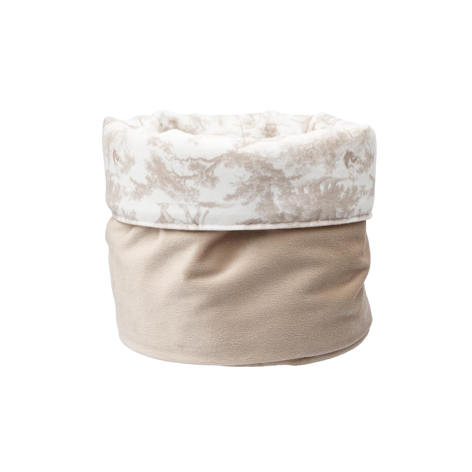 Beauty Basket Sand Savannah Pattern - Beige