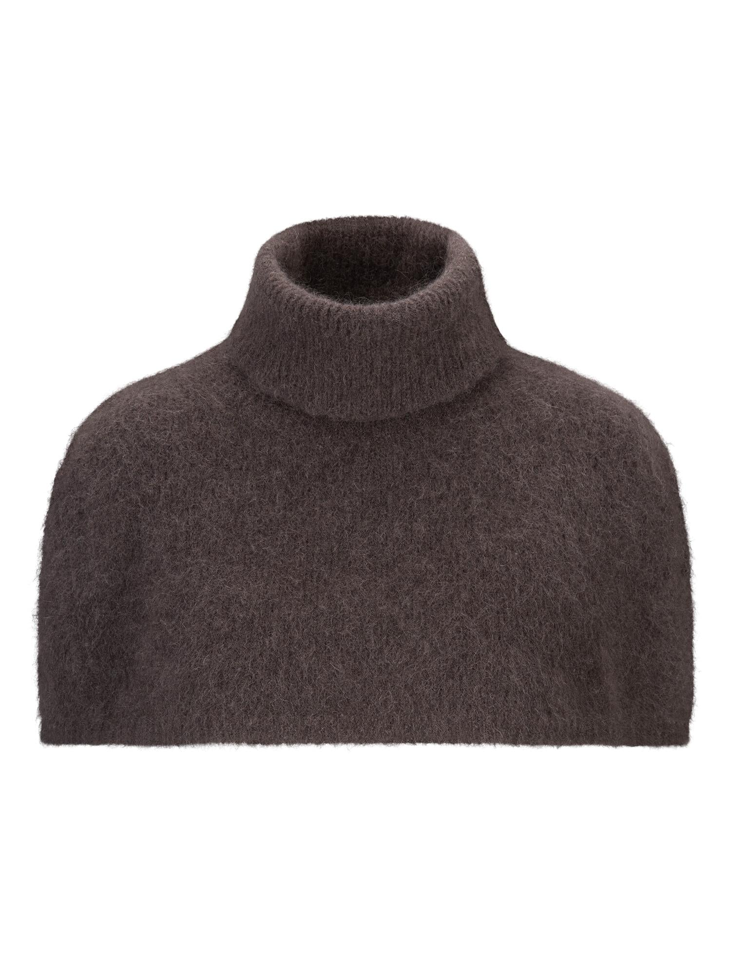 Sylvia Chunky Neck Brown - Chocolate