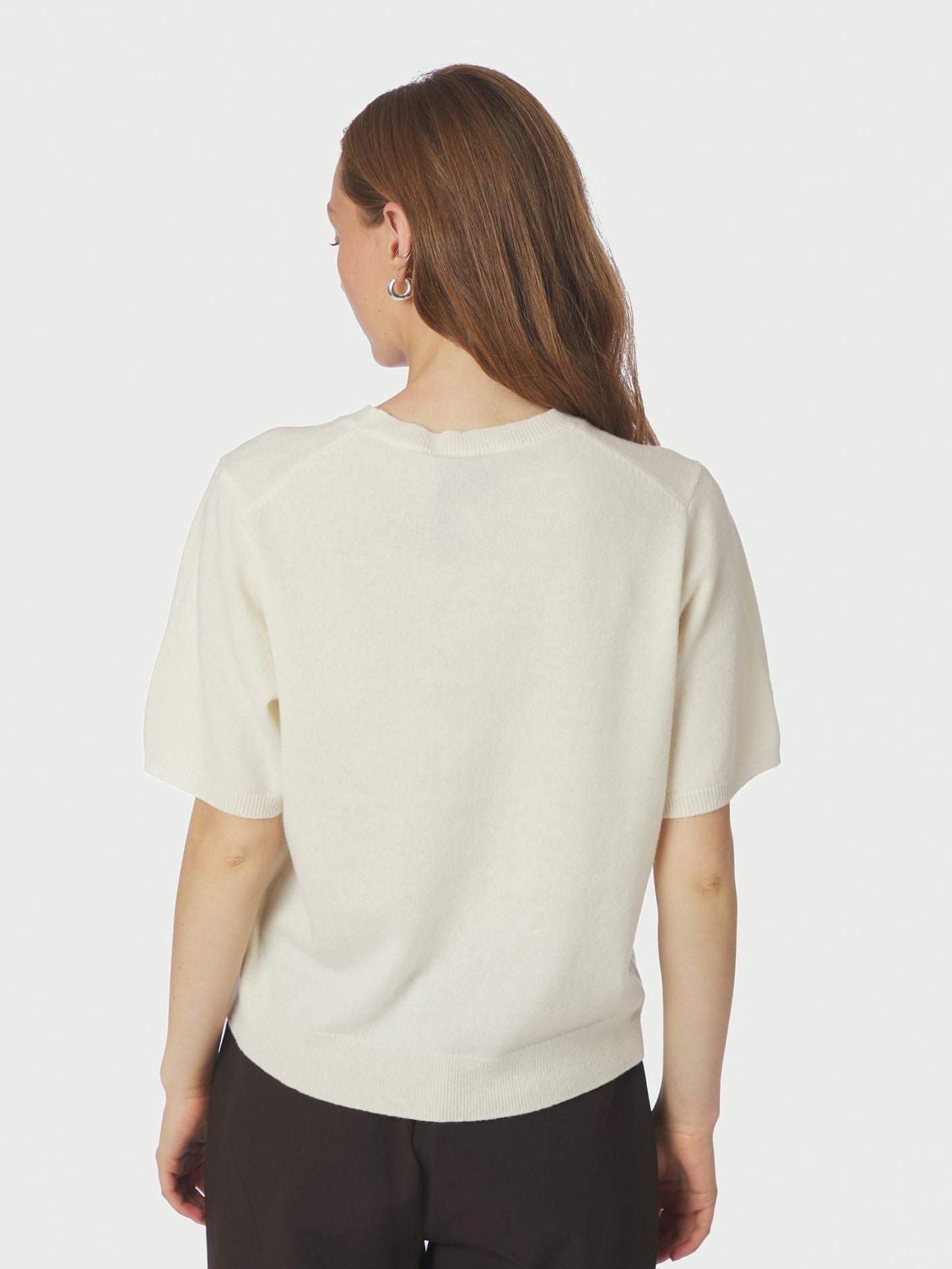 Missy Knit Tee Creme - Cream