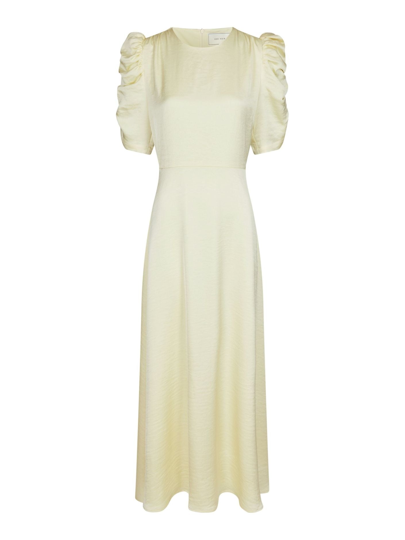 Benuti Solid Dress Light Yellow - Cream