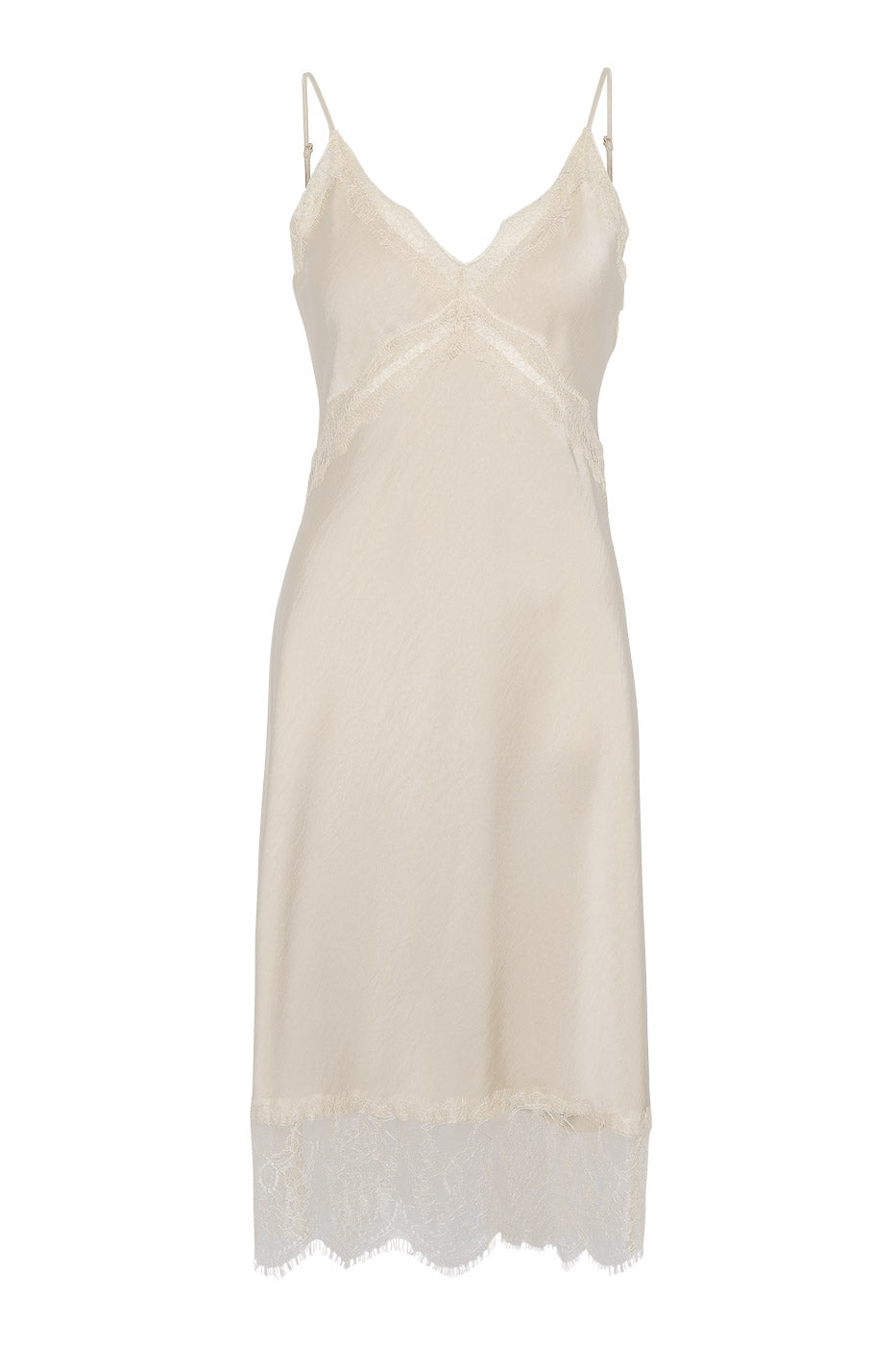 Dolly Mini Slip Dress Champagne - Cream