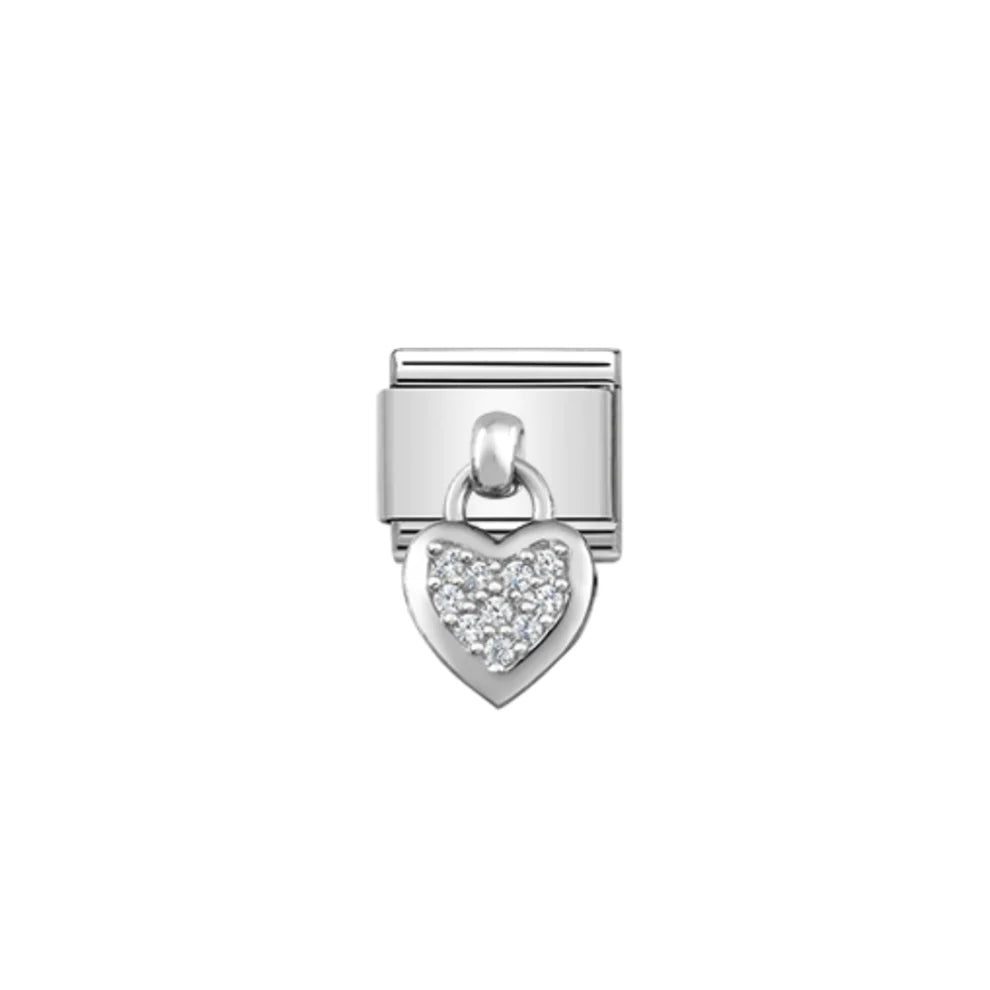 Charm Heart Silver - Silver