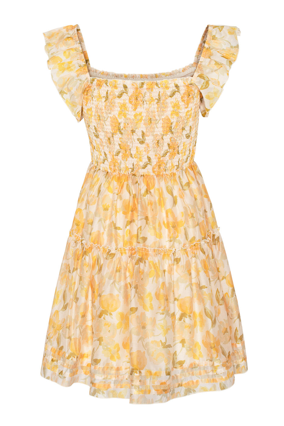 Polly Mini Dress Sunlit - Yellow