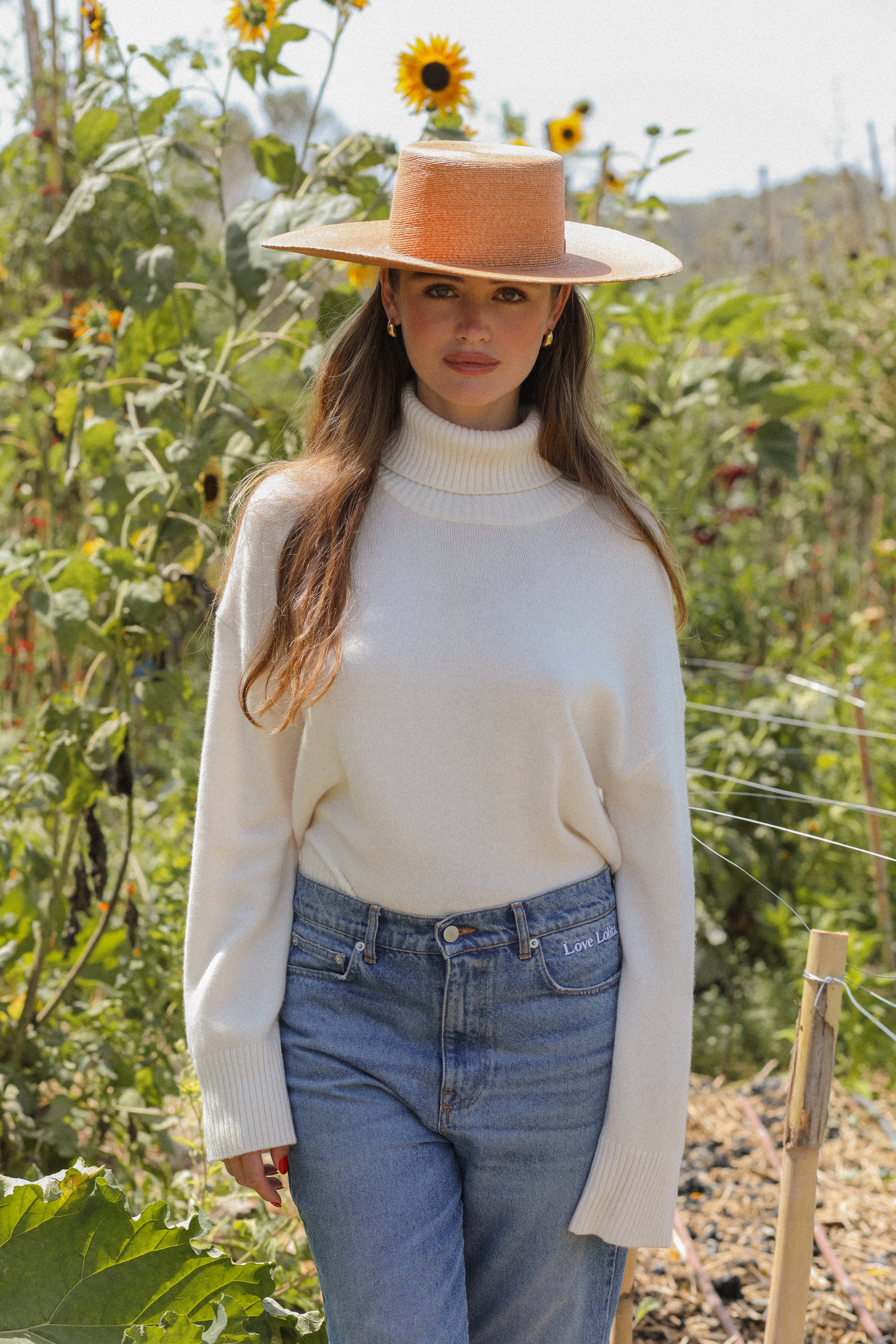 Megan Turtleneck White - White