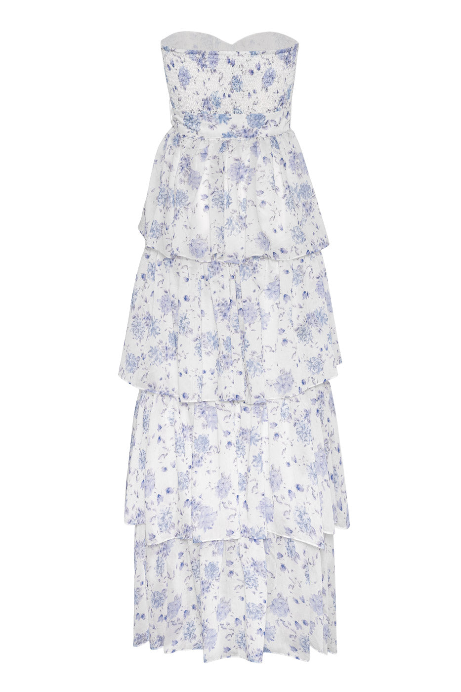 Alaya Maxi Dress La Vie En Bloom - White