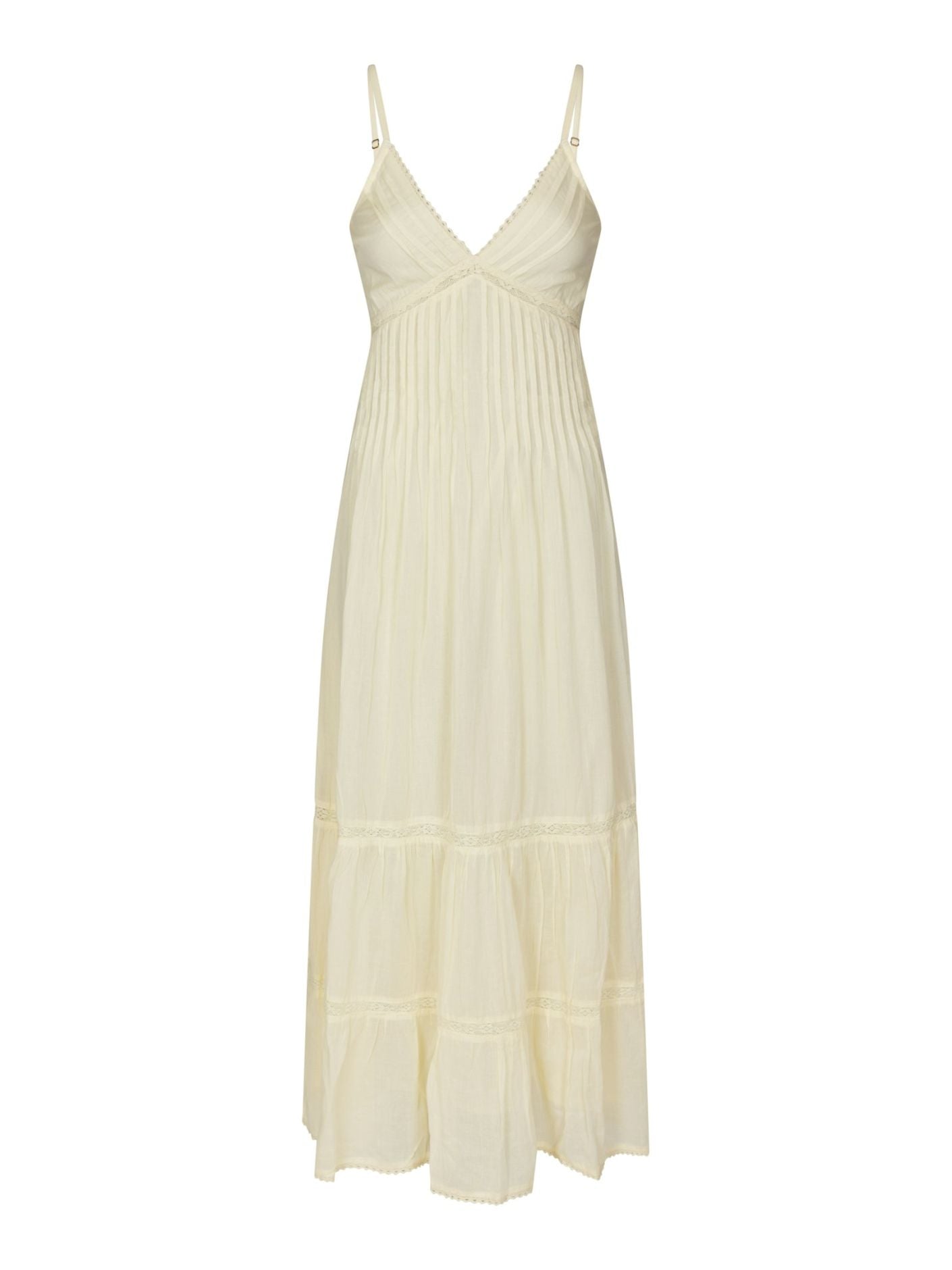Elorie S Voile Dress Butter Yellow - Yellow