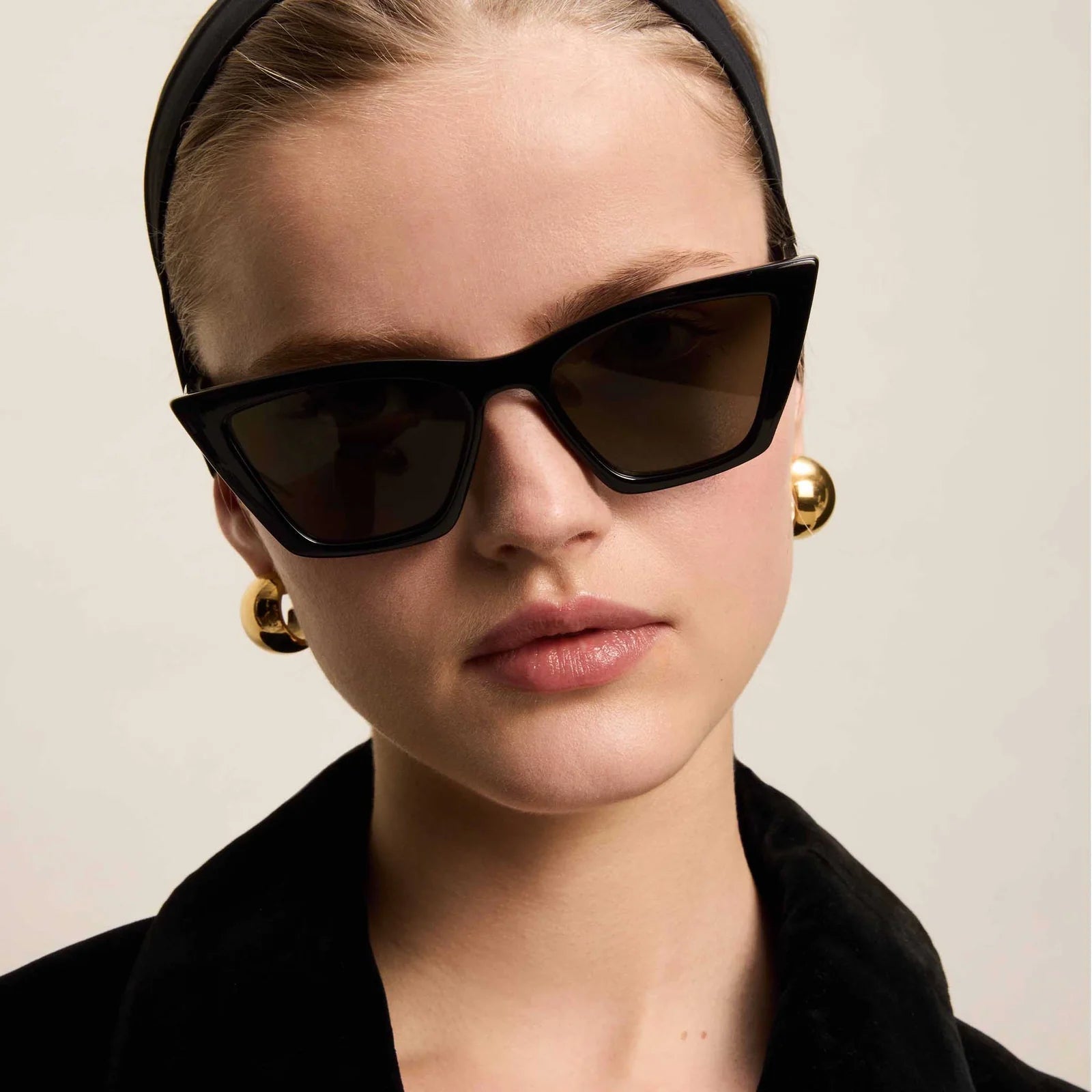 Velodrome Black With Khaki Sunglasses - Black