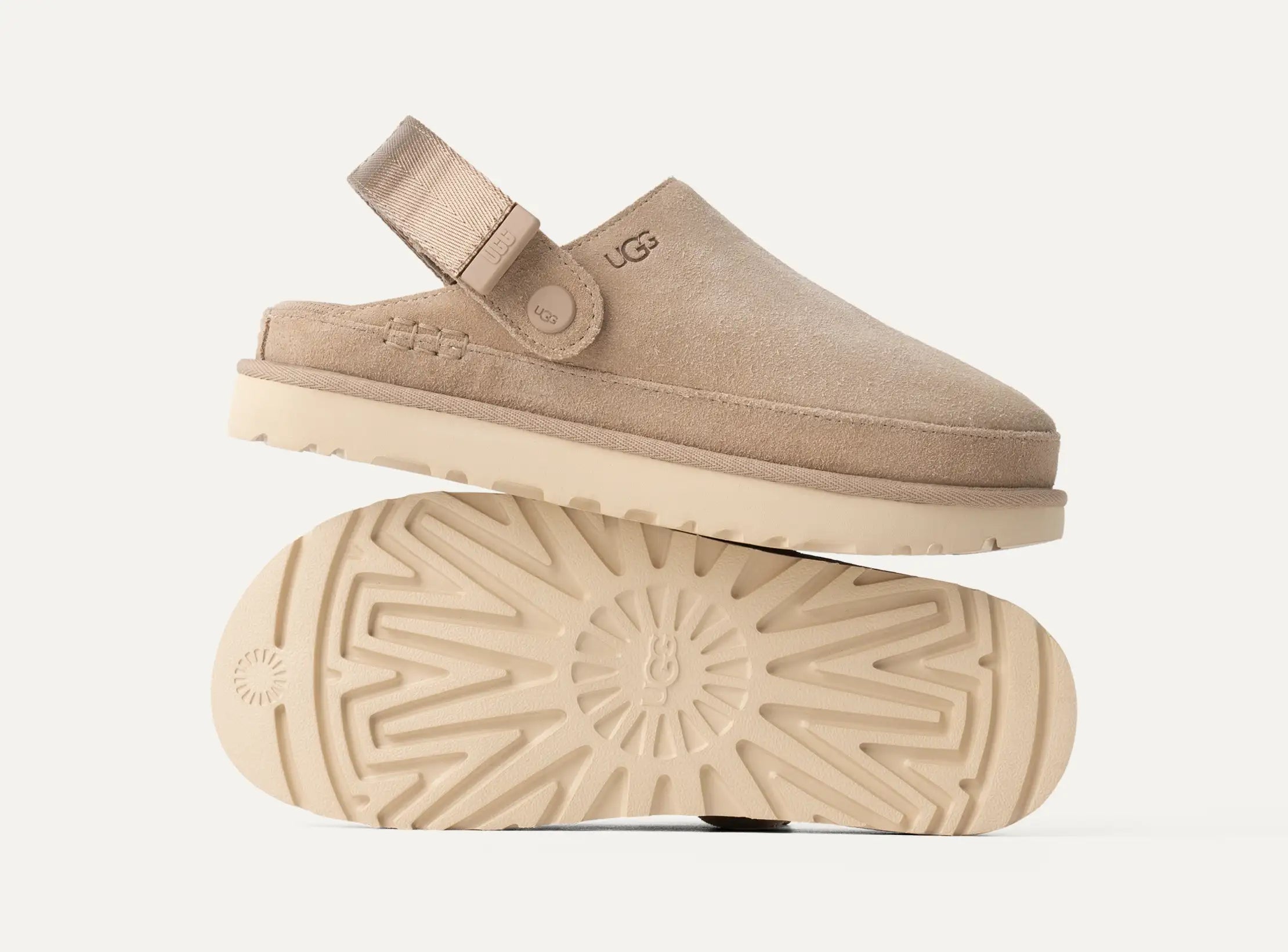 Goldenstar Villa Clog Mustard Seed - Beige