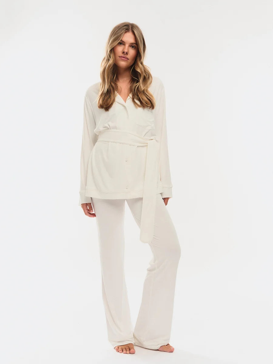 Blair Pajama Set White - White