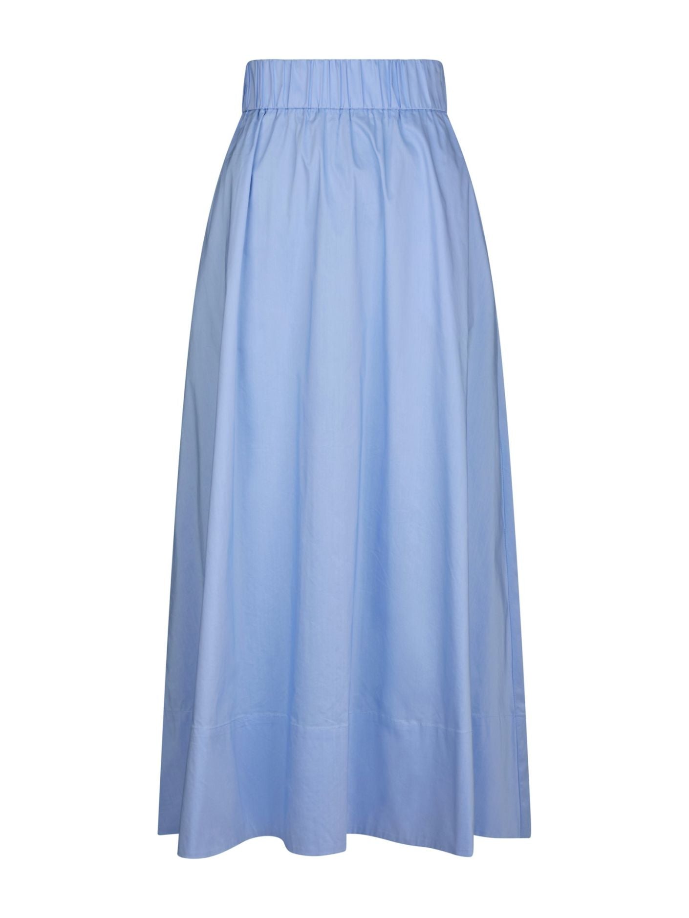 Yara Long Poplin Skirt Sky Blue - Sky Blue