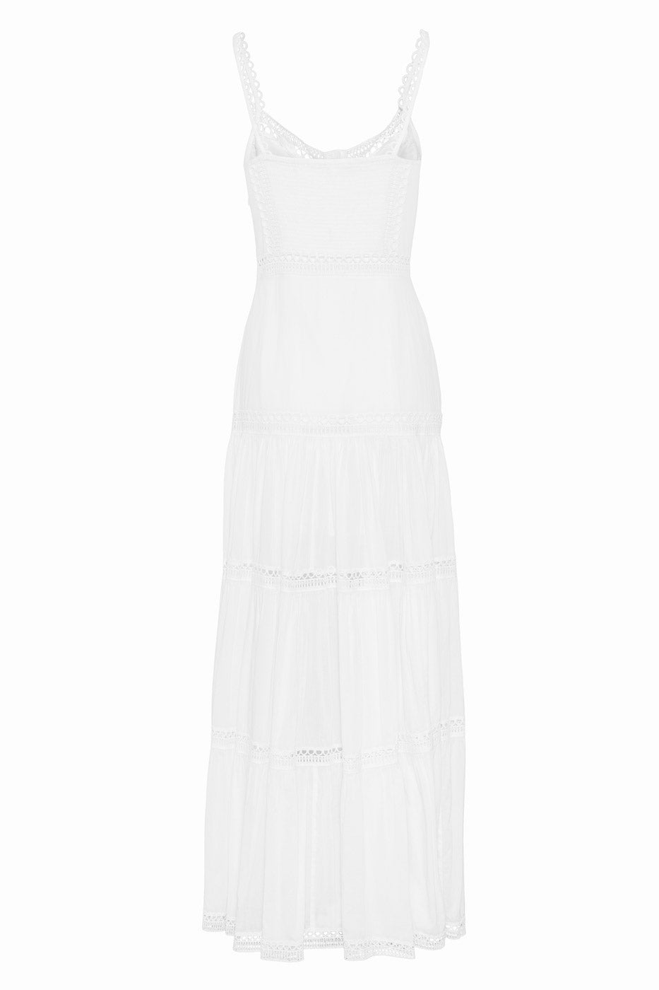 Electra Midi Dress White - White