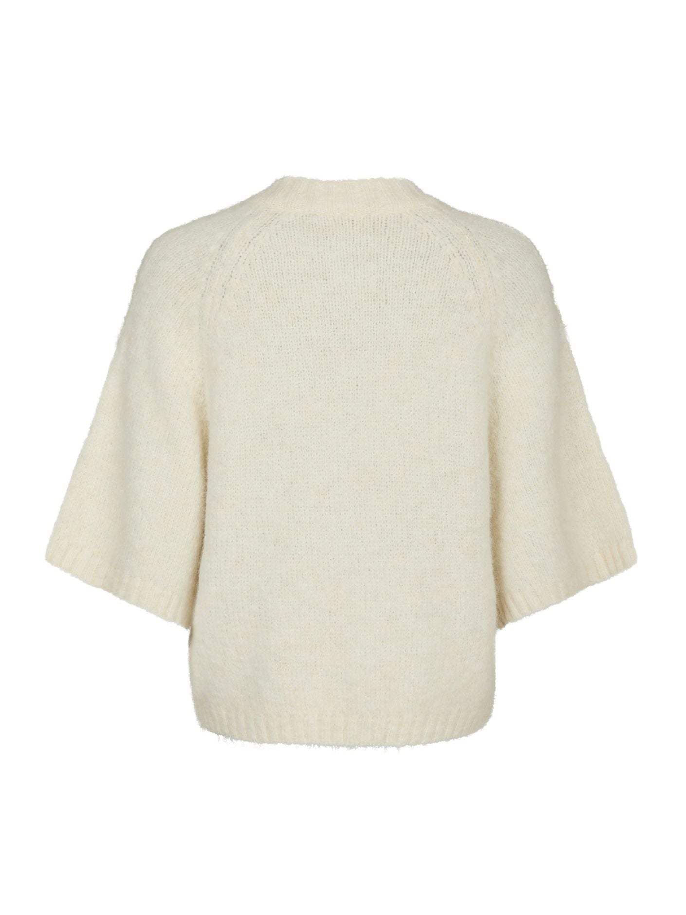 Benuta Fluffy Knit Cardigan Off White - Off-White