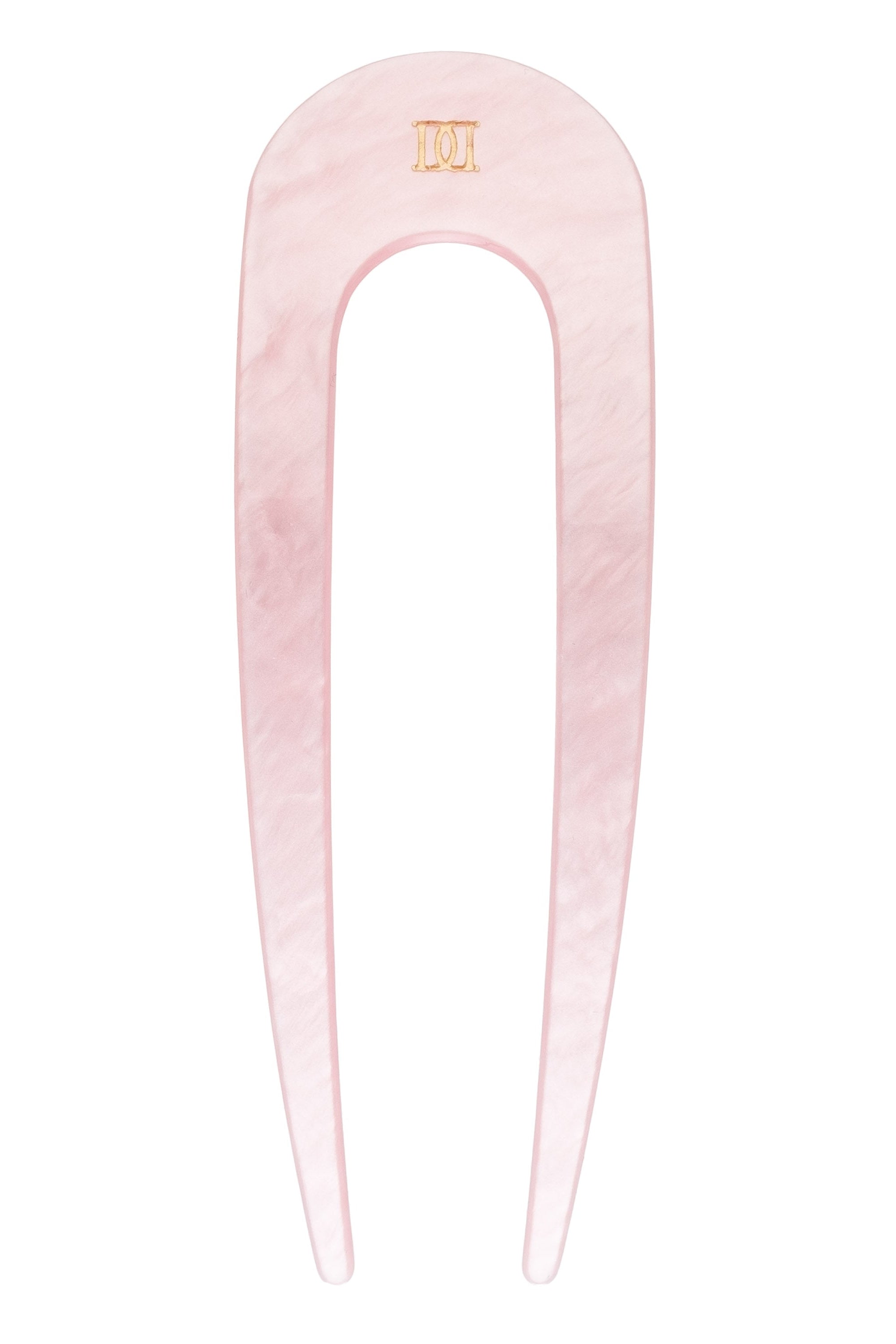 French Hair Pin Pale Rose - Pink