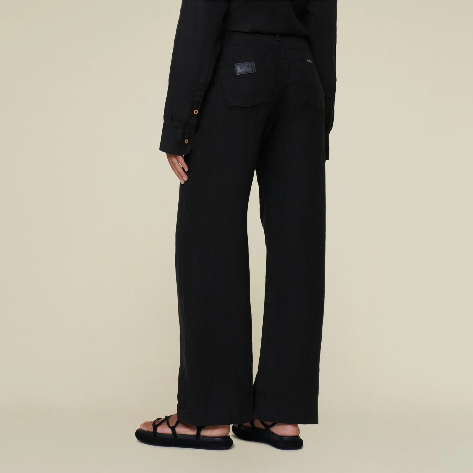Culotte Black Linen - Black