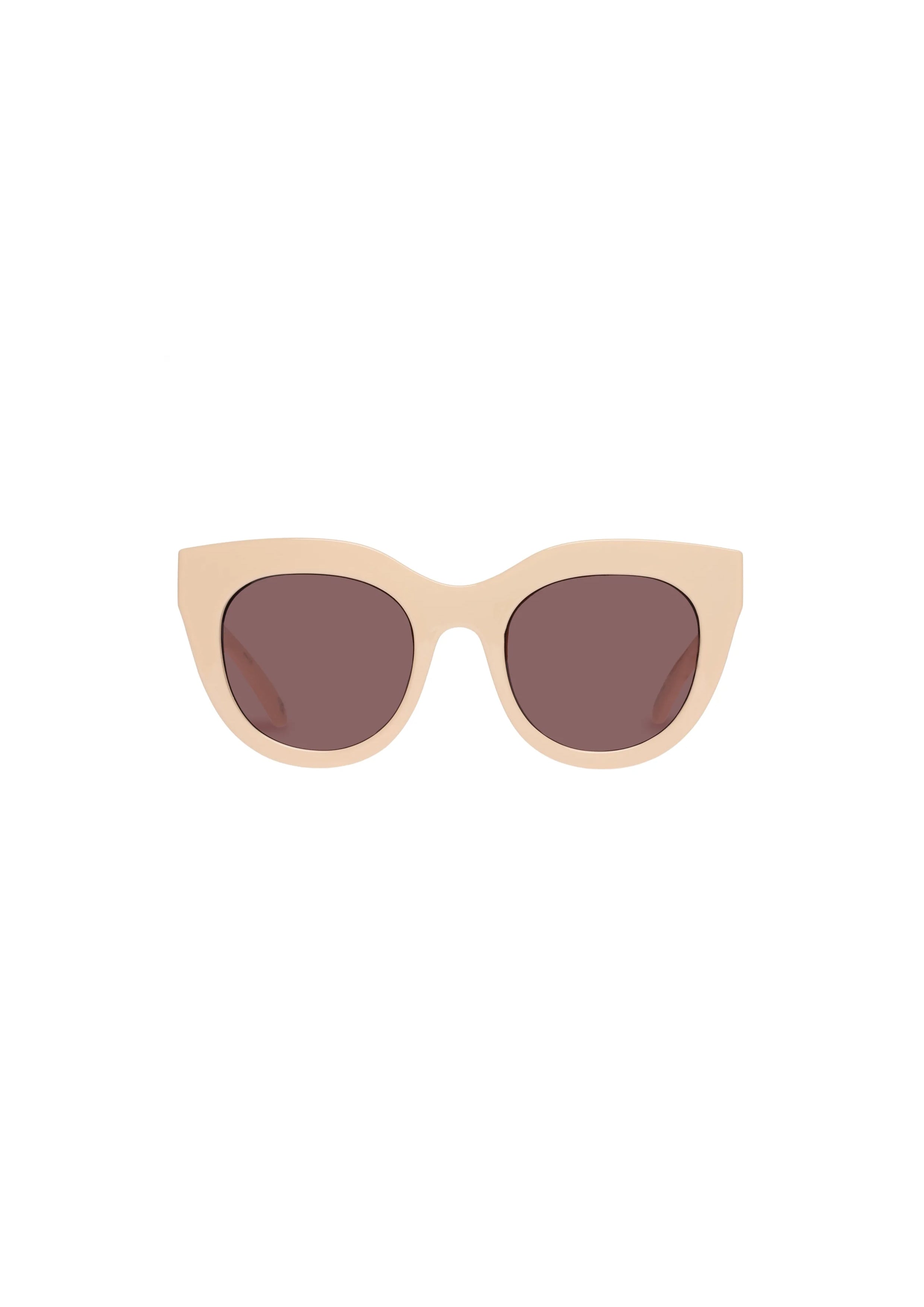Le Hitz Air Heart Ivory Sunglasses - Ivory