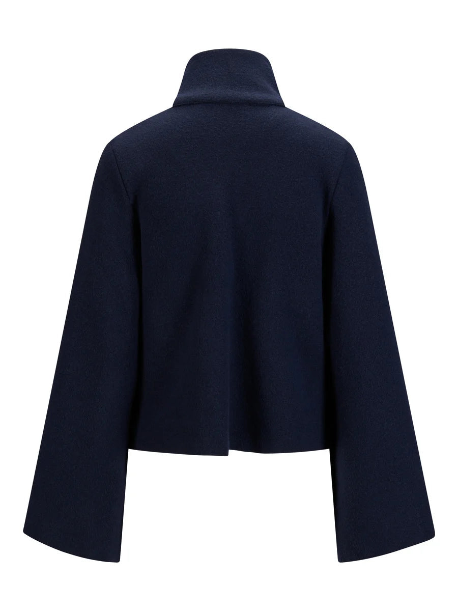 Enola Merino Jacket Navy - Navy
