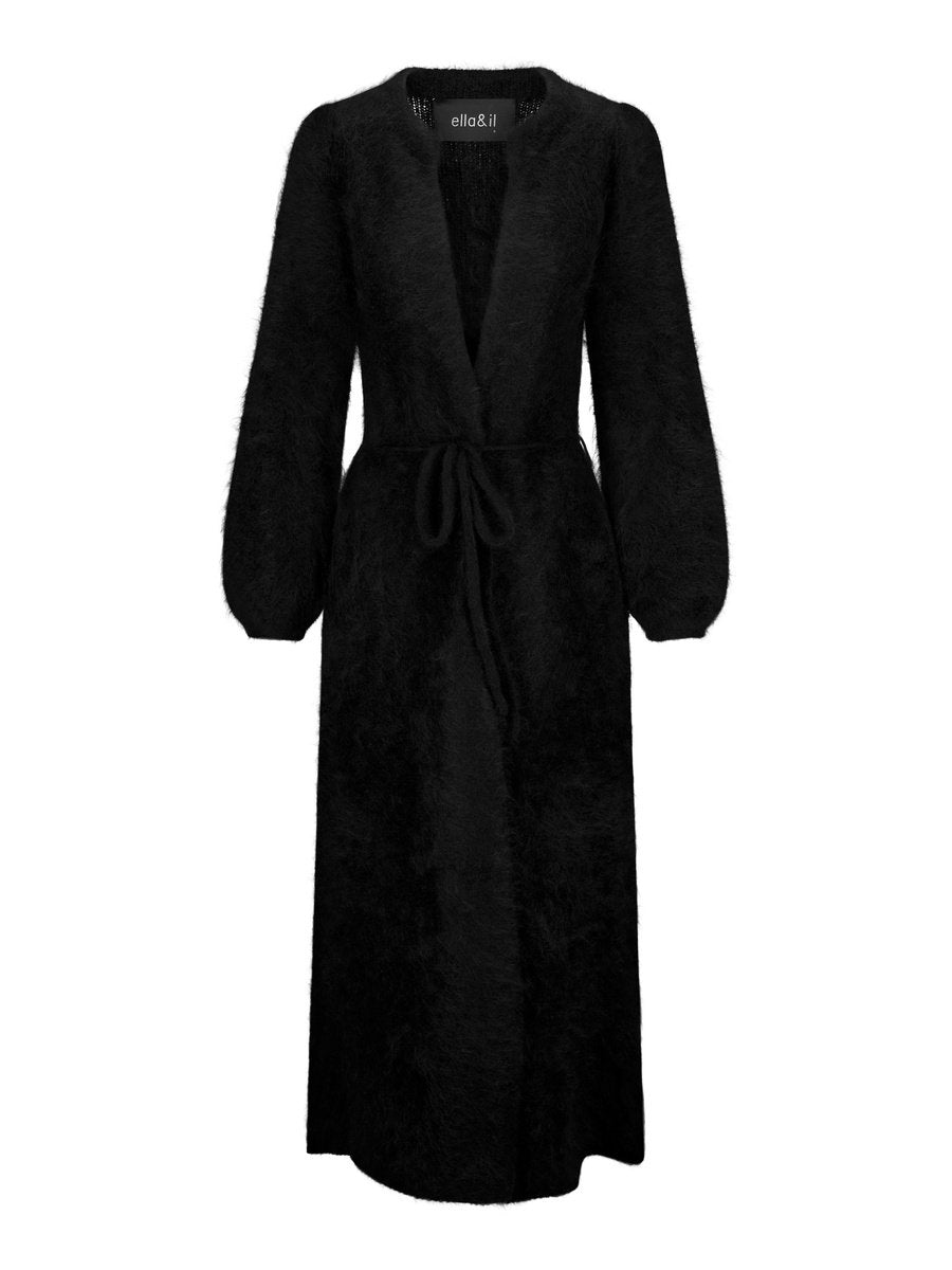 Olivia Chunky Cardigan Black - Black