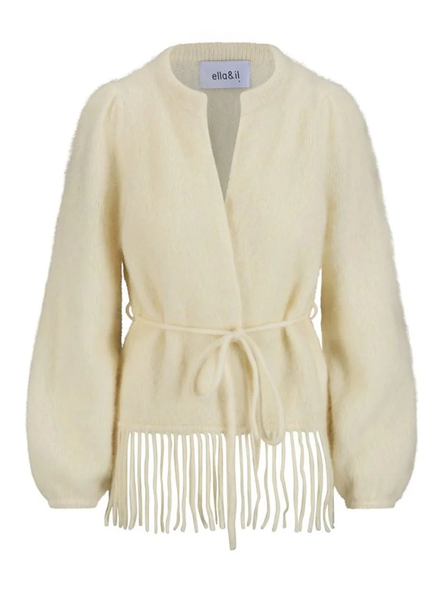 Fidele Chunky Cardigan Bright White - White