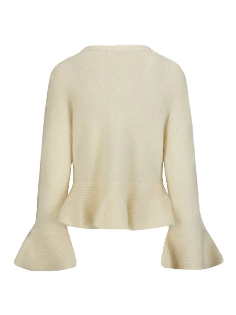 Maren Chunky Cardigan Bright White - White