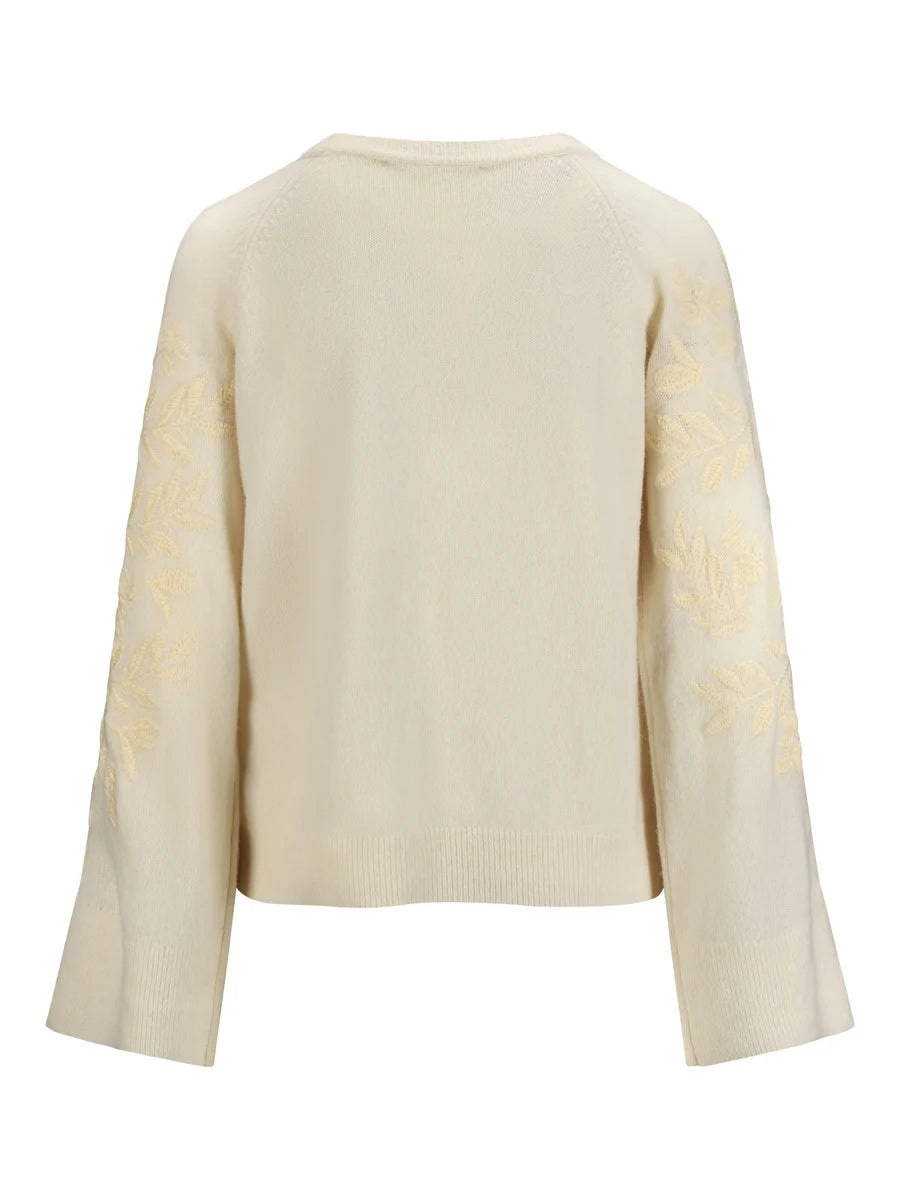 Helene Merino Sweater White - White