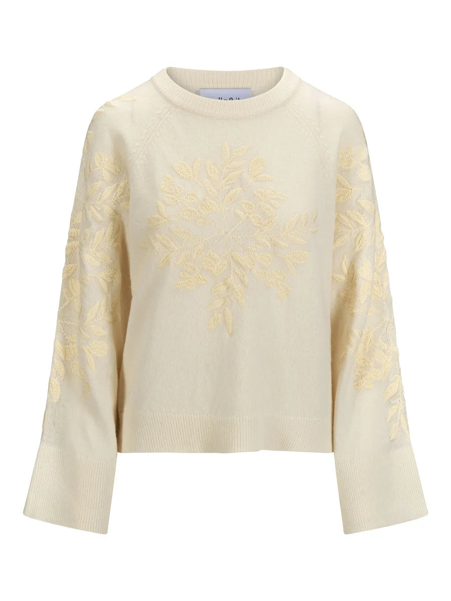 Helene Merino Sweater White - White