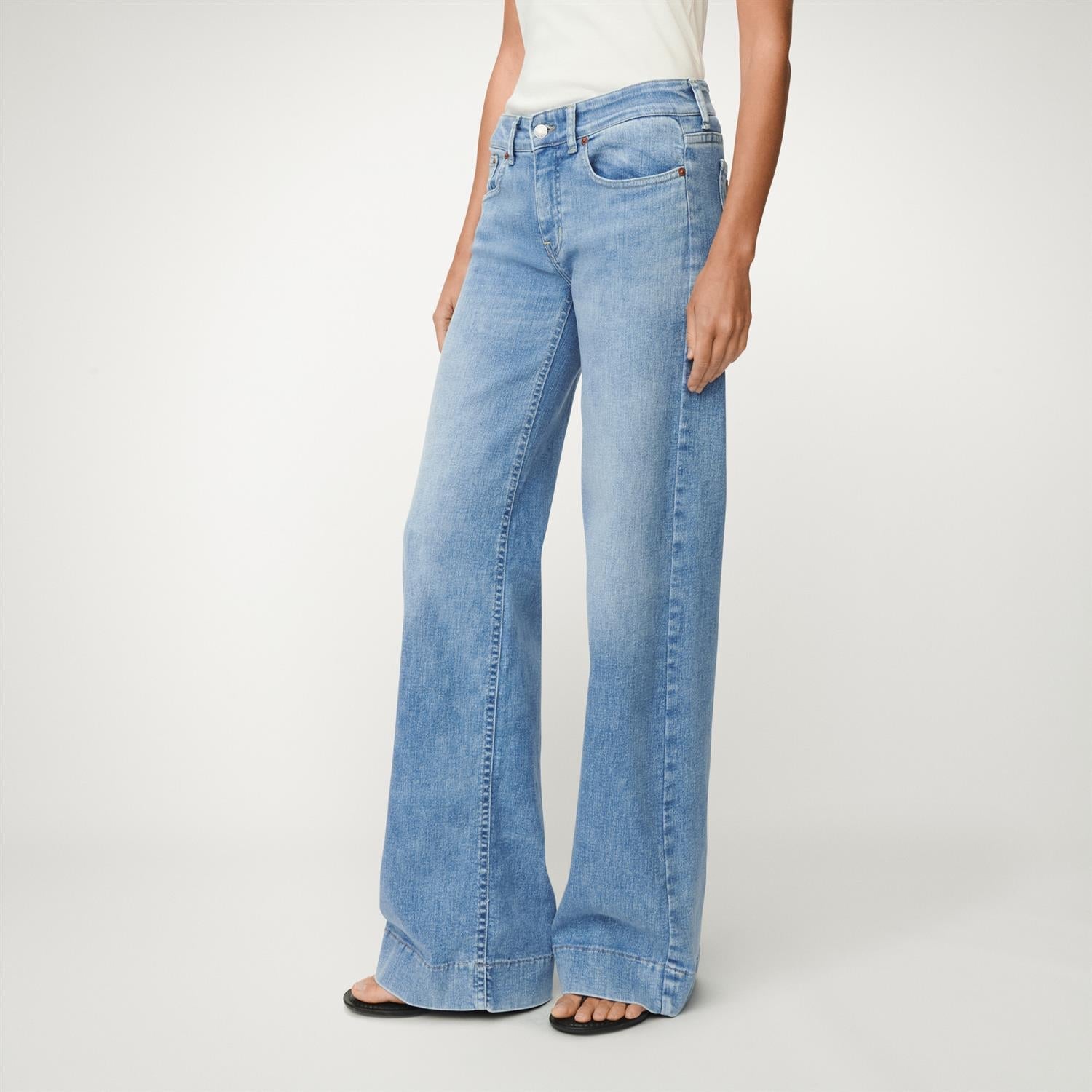 Lorna Hypersoft Stone Summer Jeans - Sky Blue