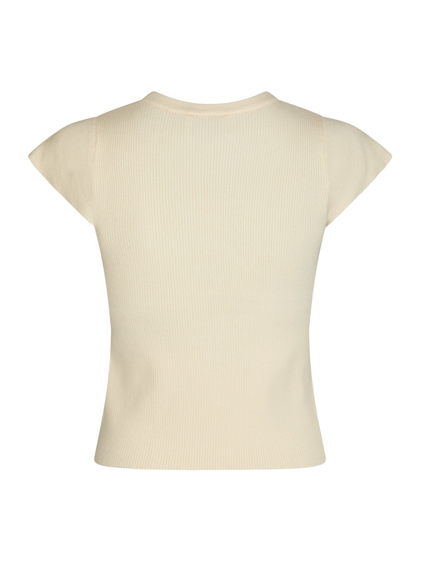 Tirra Knit Tee Butter Yellow - Cream