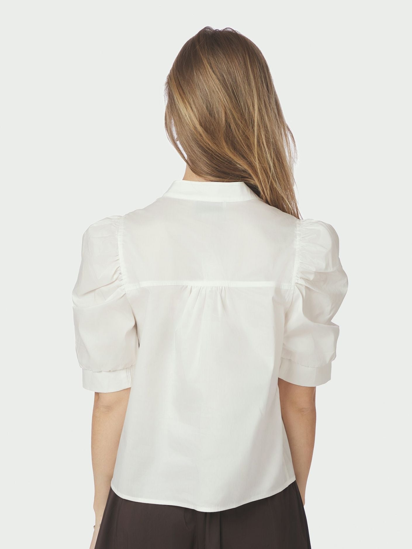Roella Poplin Blouse White - White