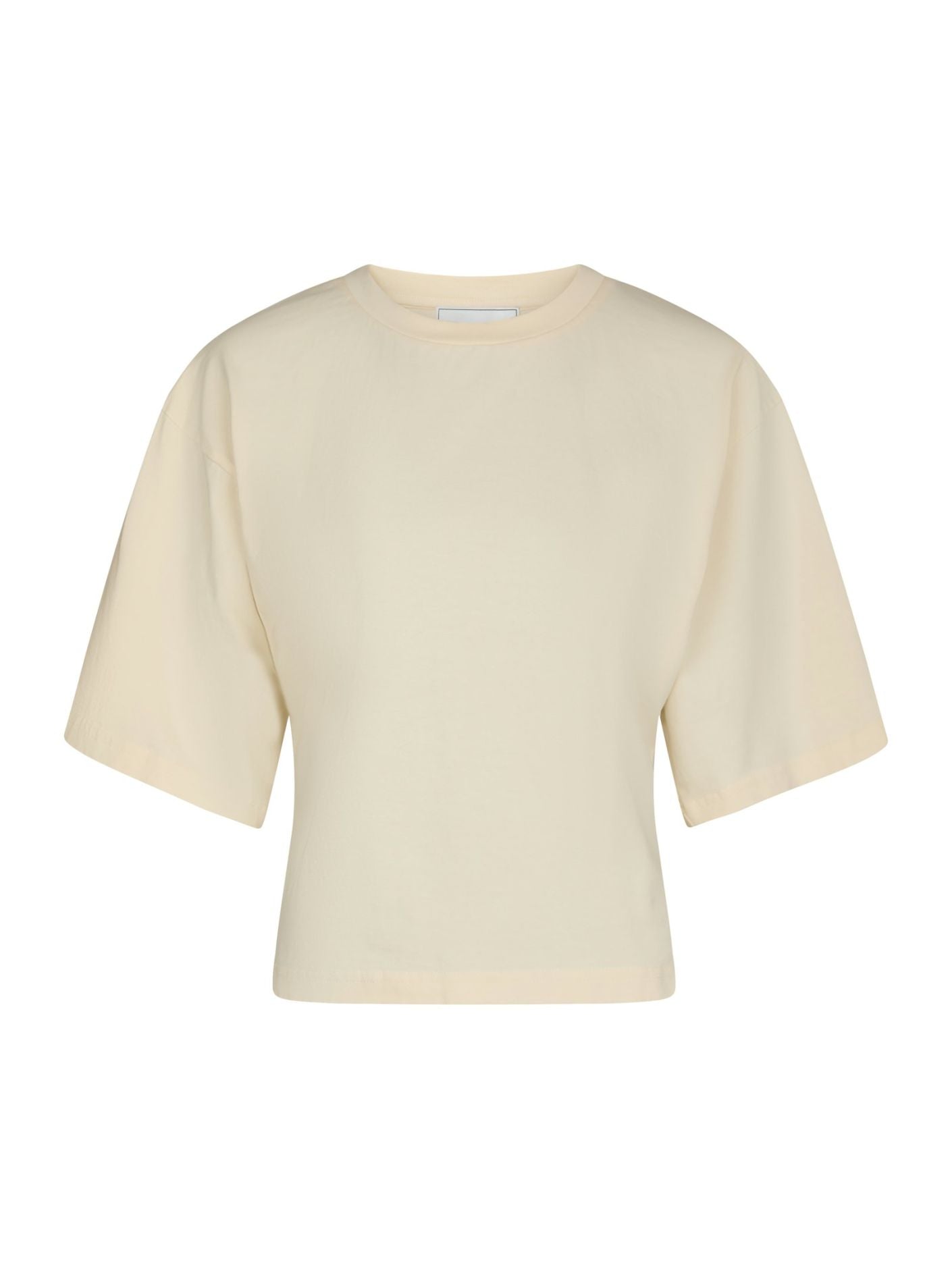 Asha Knit Tee Butter Yellow - Cream