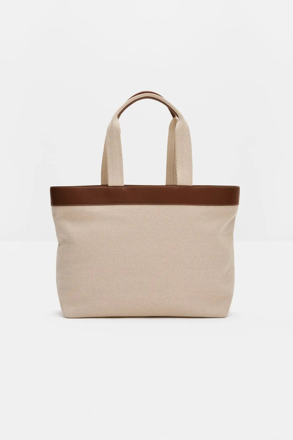 Monogram Grand Canvas Tote Light Taupe - Beige