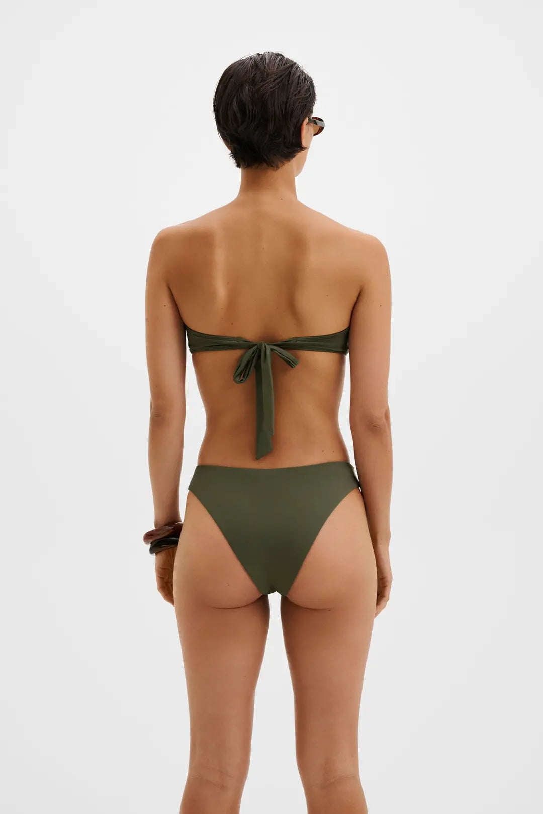 Leana low rise bikini bottoms dusty olive - Olive