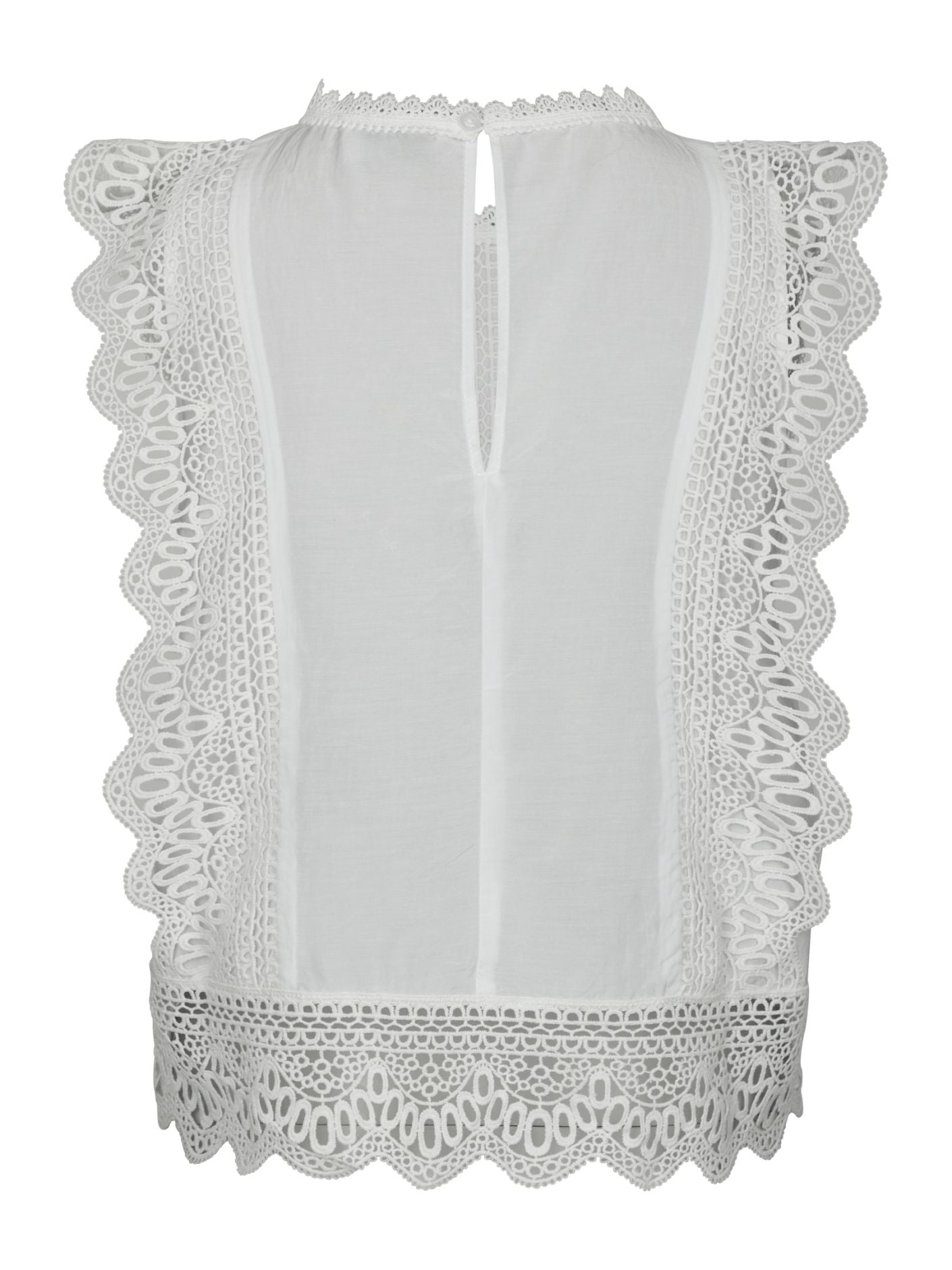 Samia Lace Top White - White