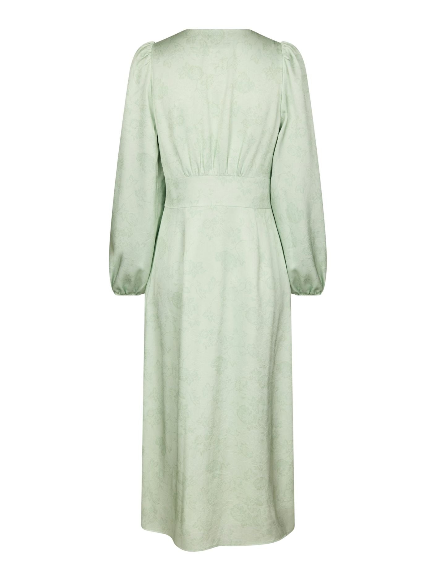 Alto Pattern Sateen Dress Light Green - Sage