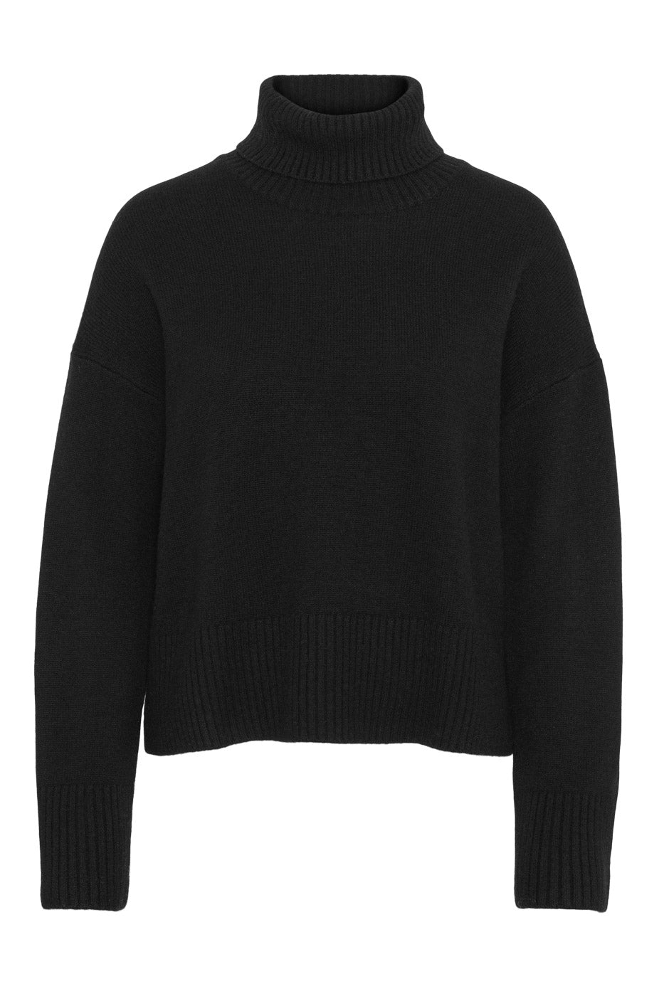 Megan Wool Turtleneck Black - Black