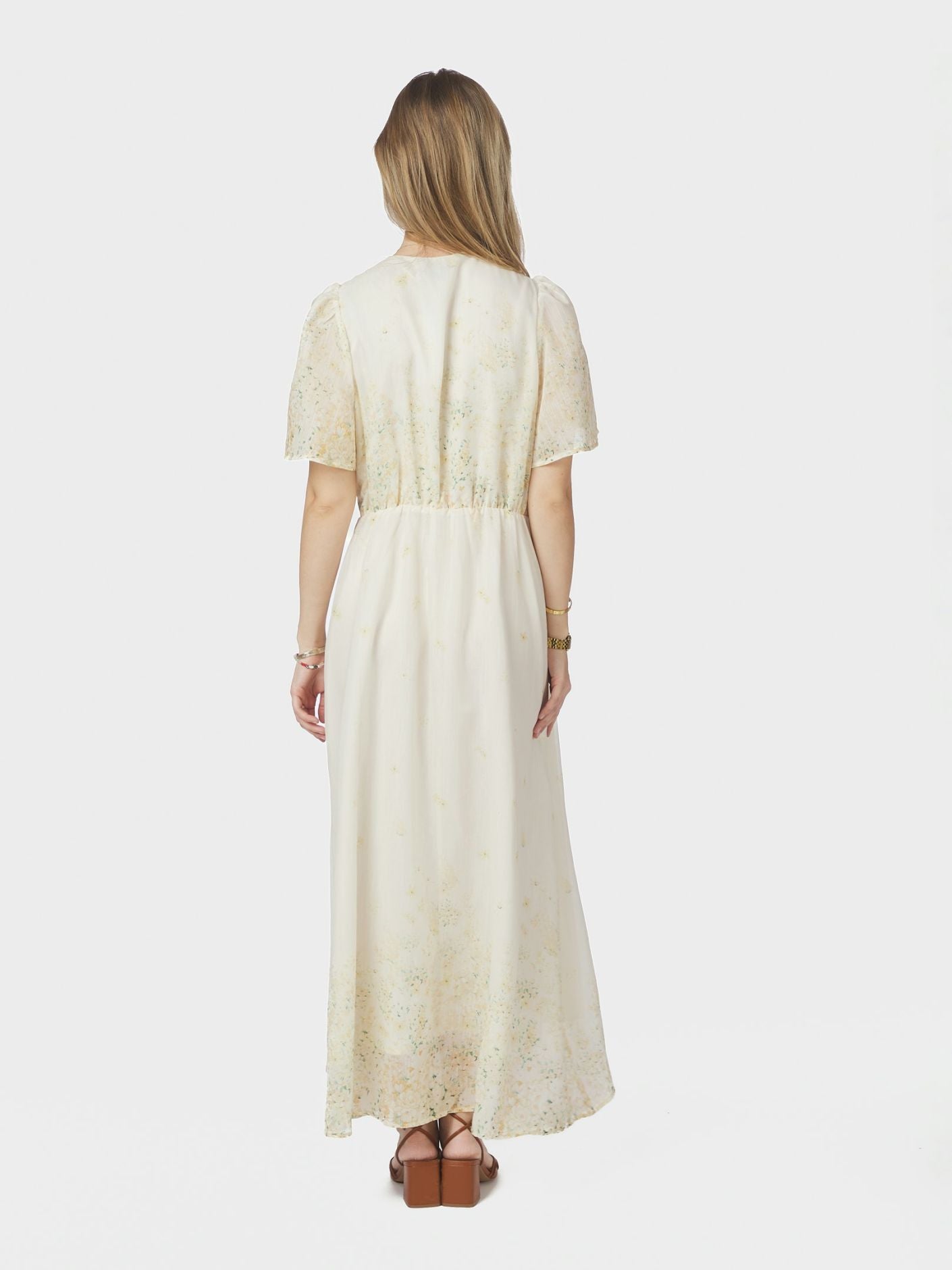 Serna Gardenia Dress Light Yellow - Yellow